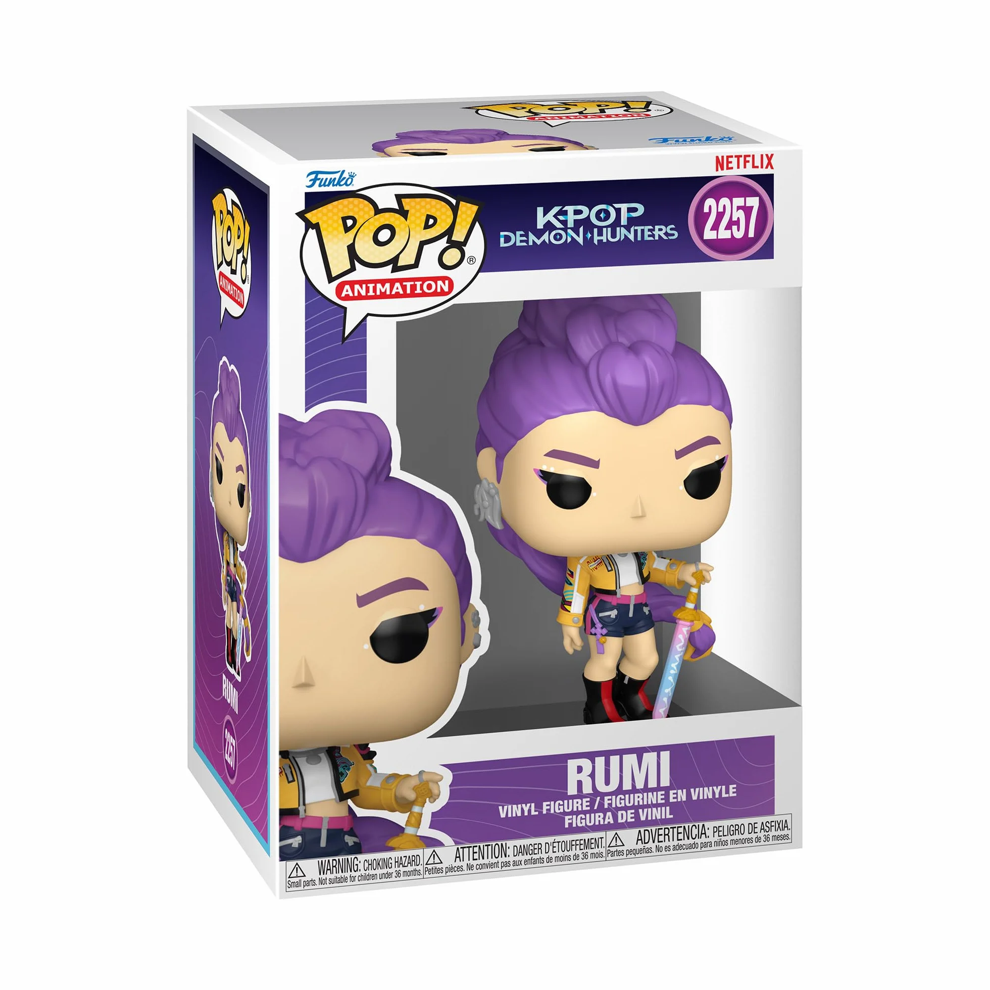 Funko Pop! Animation: KPOP Demon Hunters - Rumi - Figura de Vinilo Coleccionable - Idea de Regalo - Mercancia Oficial - Juguetes para Niños y Adultos - Movies Fans