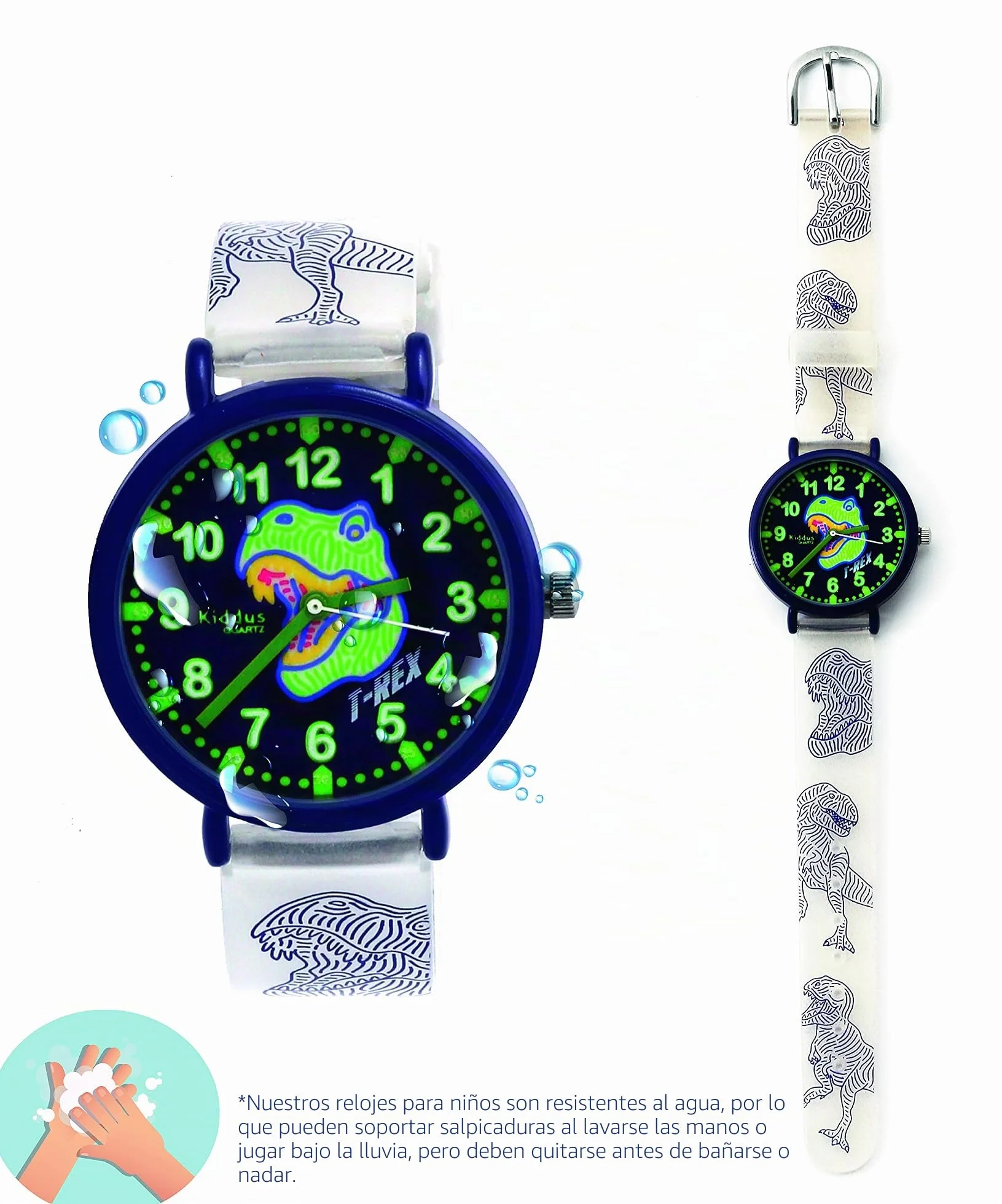 Kiddus Reloj Educativo Infantil Analógico para Aprender la Hora, Mecanismo Japonés