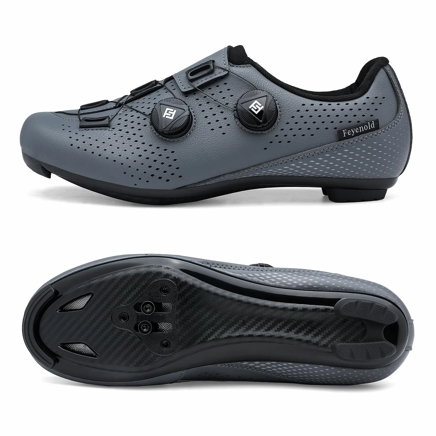 Feyenold Zapatillas de Ciclismo Hombre Mujer SPD-SL Compatibles SPD Look KEO