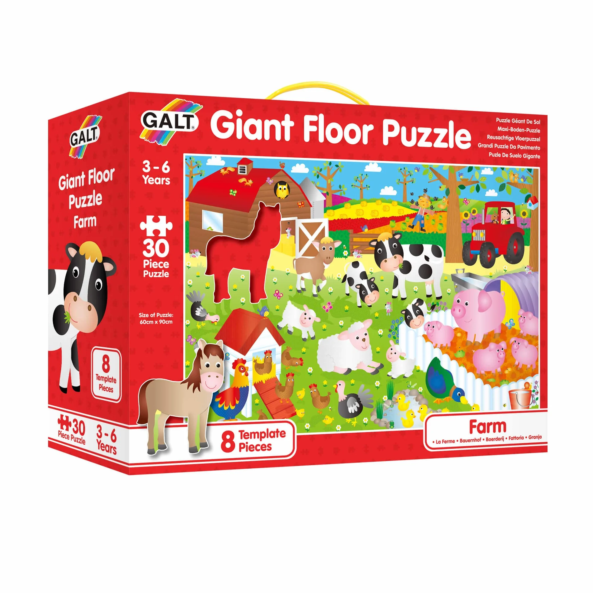 Galt Toys Puzle De Suelo Gigante - Granja