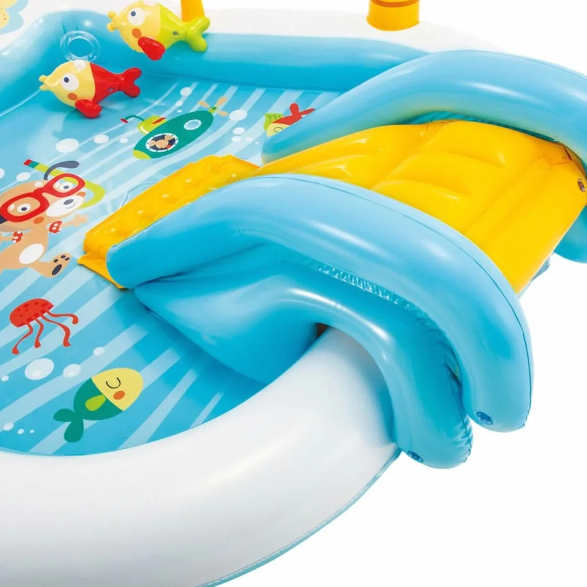 Intex 57162NP - Centro de juegos acuático con motivos de pesca, Multicolor