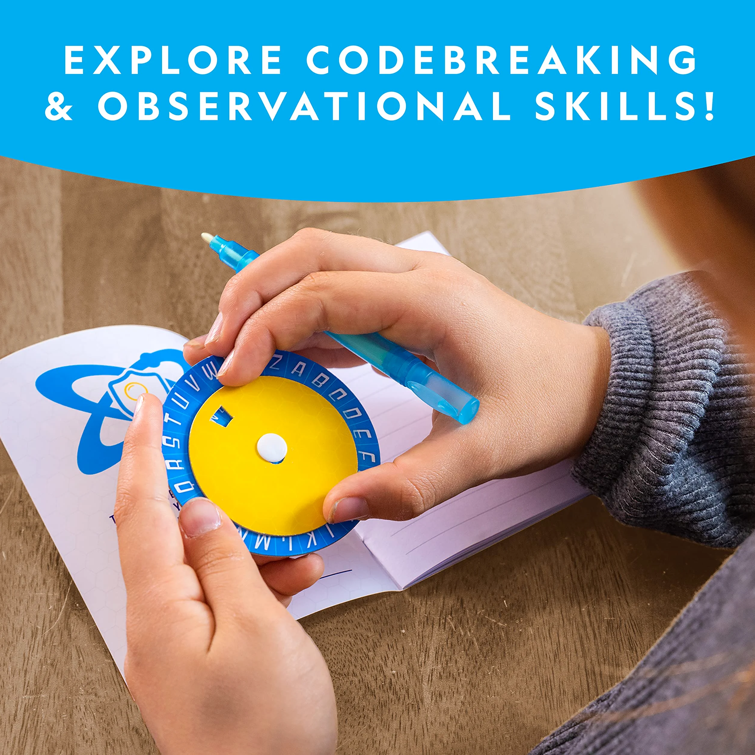 National Geographic Kit de Ciencia espía – Juego de Actividades espía para niños, Completa 10 misiones secretas de Espionaje con Dispositivos de Espionaje para niños y Equipo de Espionaje, Kit de