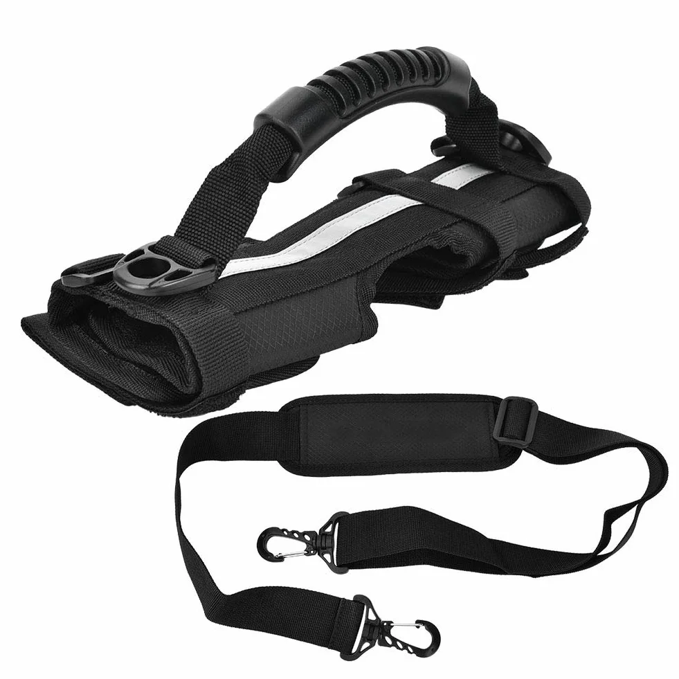SUNGOOYUE Asa de Transporte para Universal Scooter Hand Carrier Correa Cinturón Plegable Bicicleta Ciclismo Accesorio