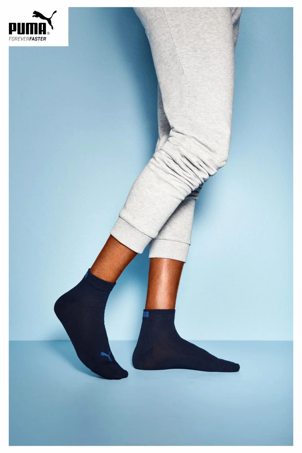 PUMA Calcetines tobilleros unisex 3 pares