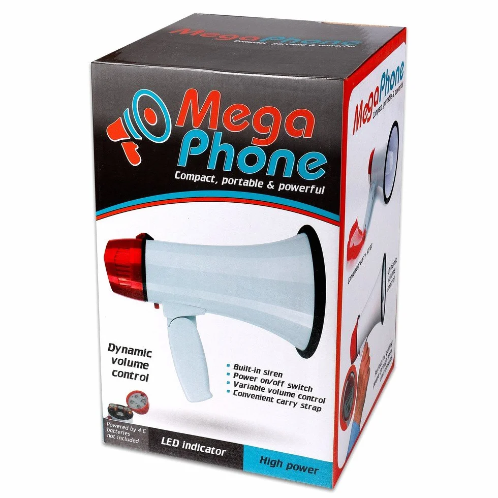 Schramm Megáfono con Pilas R14