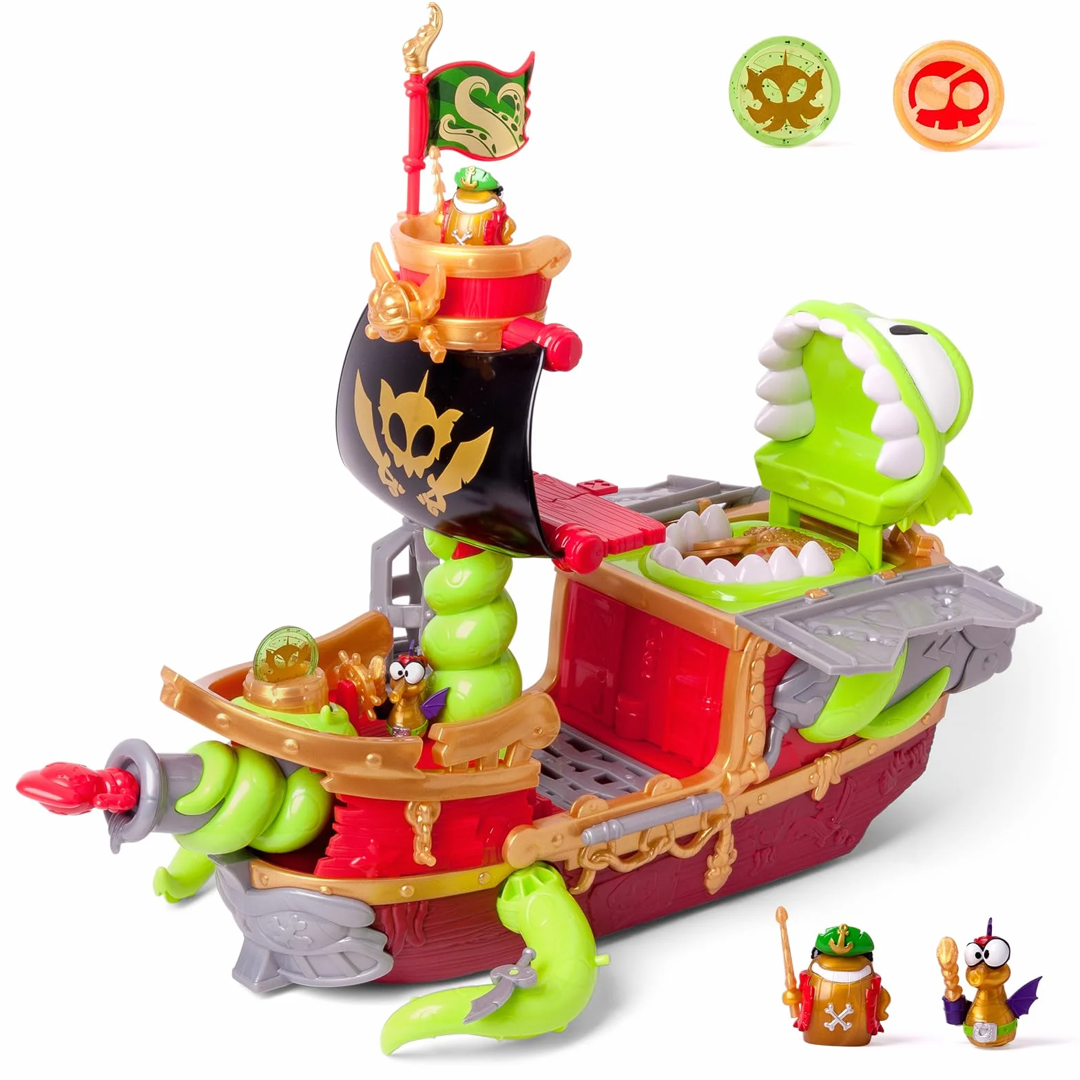 PIRATIX Kraken Ship Barco Piratix Juguete con Accesorios Exclusivos