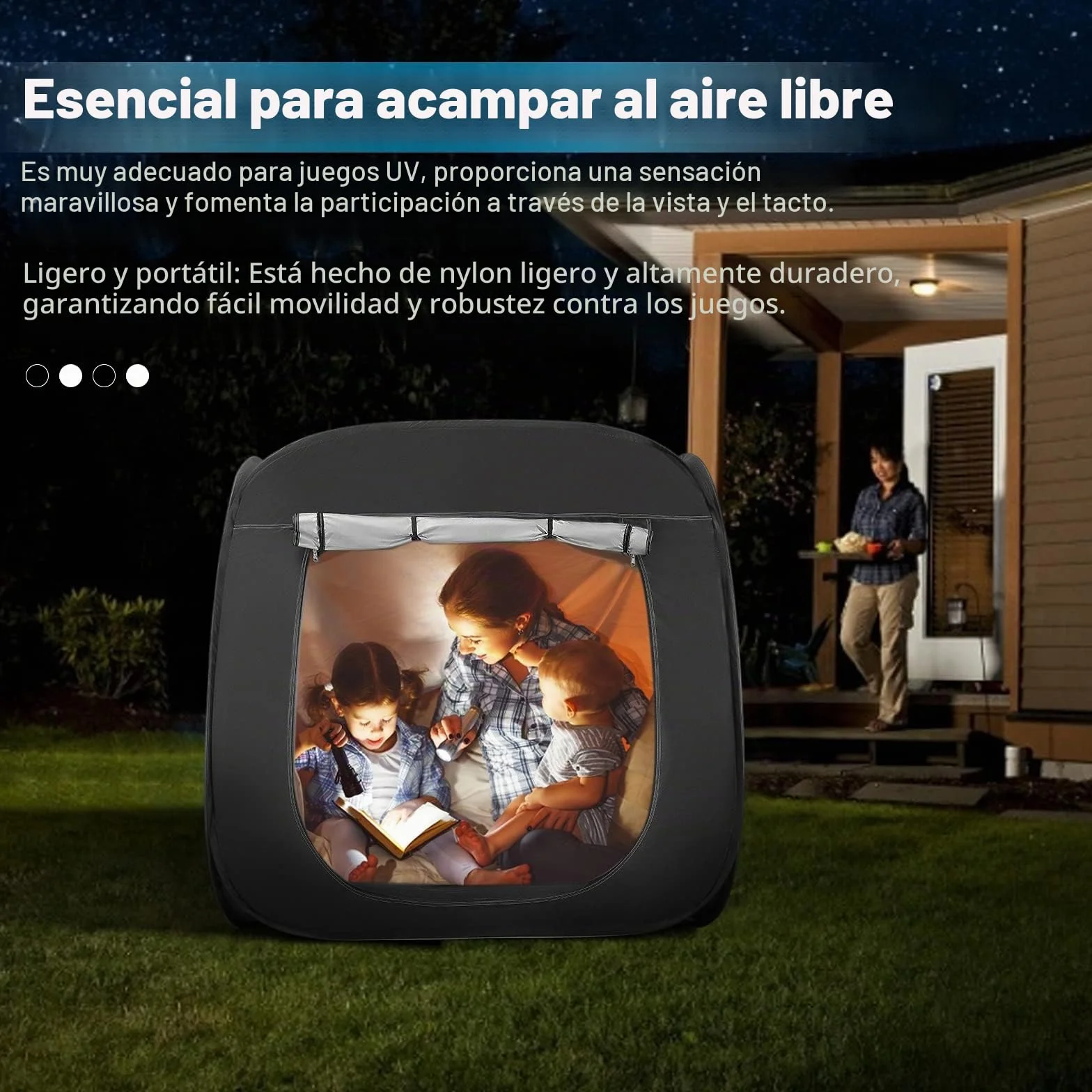 110CM Tienda de campaña emergente para niños Interior al Aire Libre Carpa de jardín para niños Jugando Tienda Campaña Infantil para Autismo ángel Regalo Juguetes