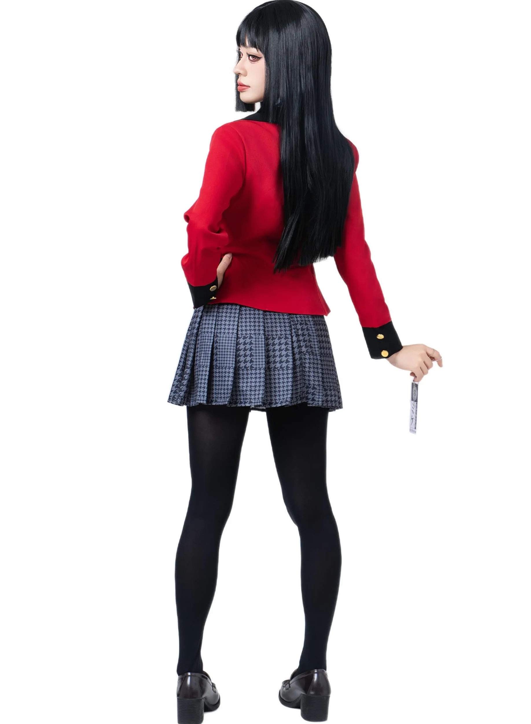 OSIAS Anime Kakegurui Jabami Yumeko Disfraz de Cosplay
