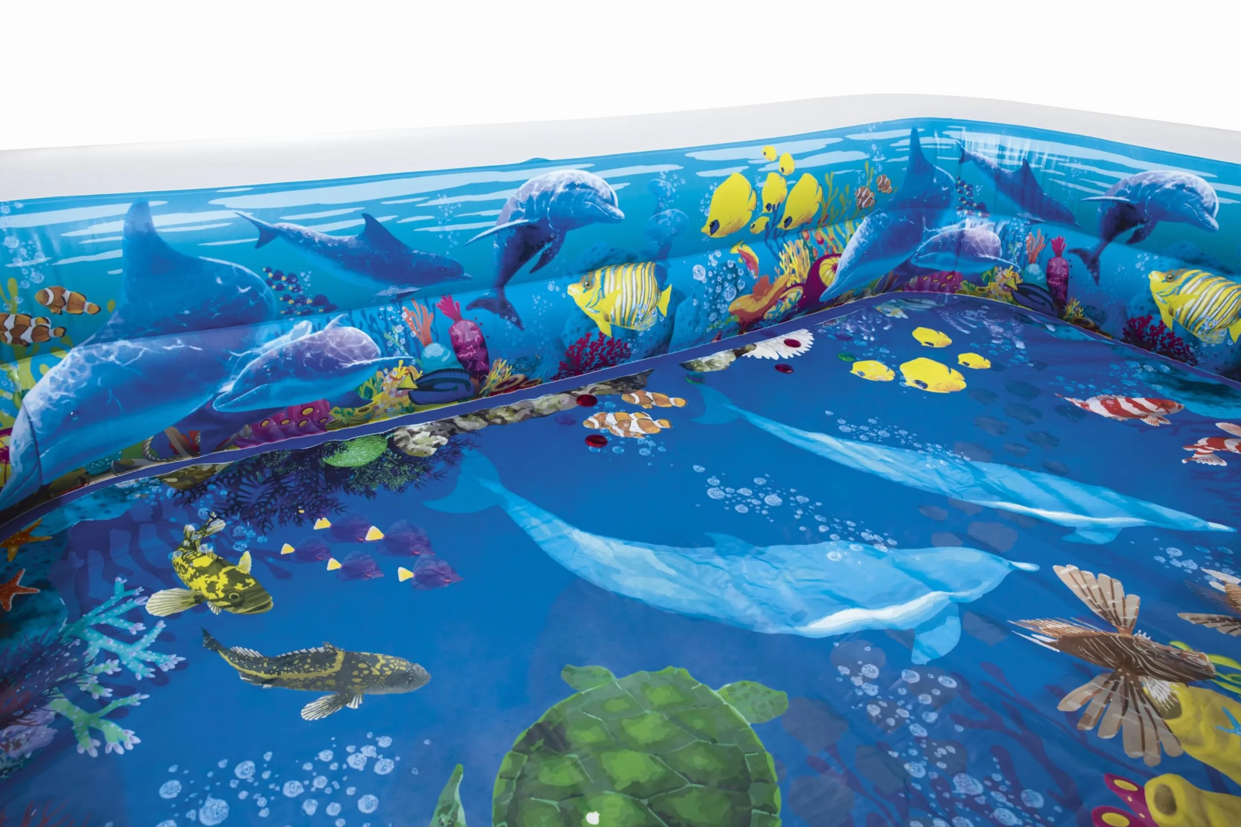 Bestway 54177 - Piscina Hinchable Infantil 2 Gafas 3D y Tesoro Undersea Adventure 262x175x51 cm