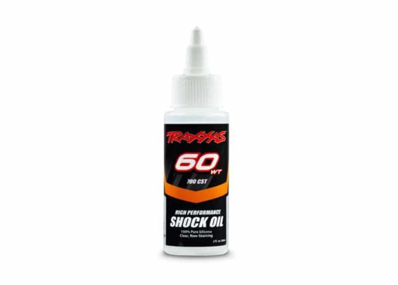 Traxxas Aceite de Silicona Premium 60WT 700cst 60cc para Amortiguadores RC - 5035 - 2 oz - 0.16 lbs - Previene Corrosión - Botella - 1 Unidad