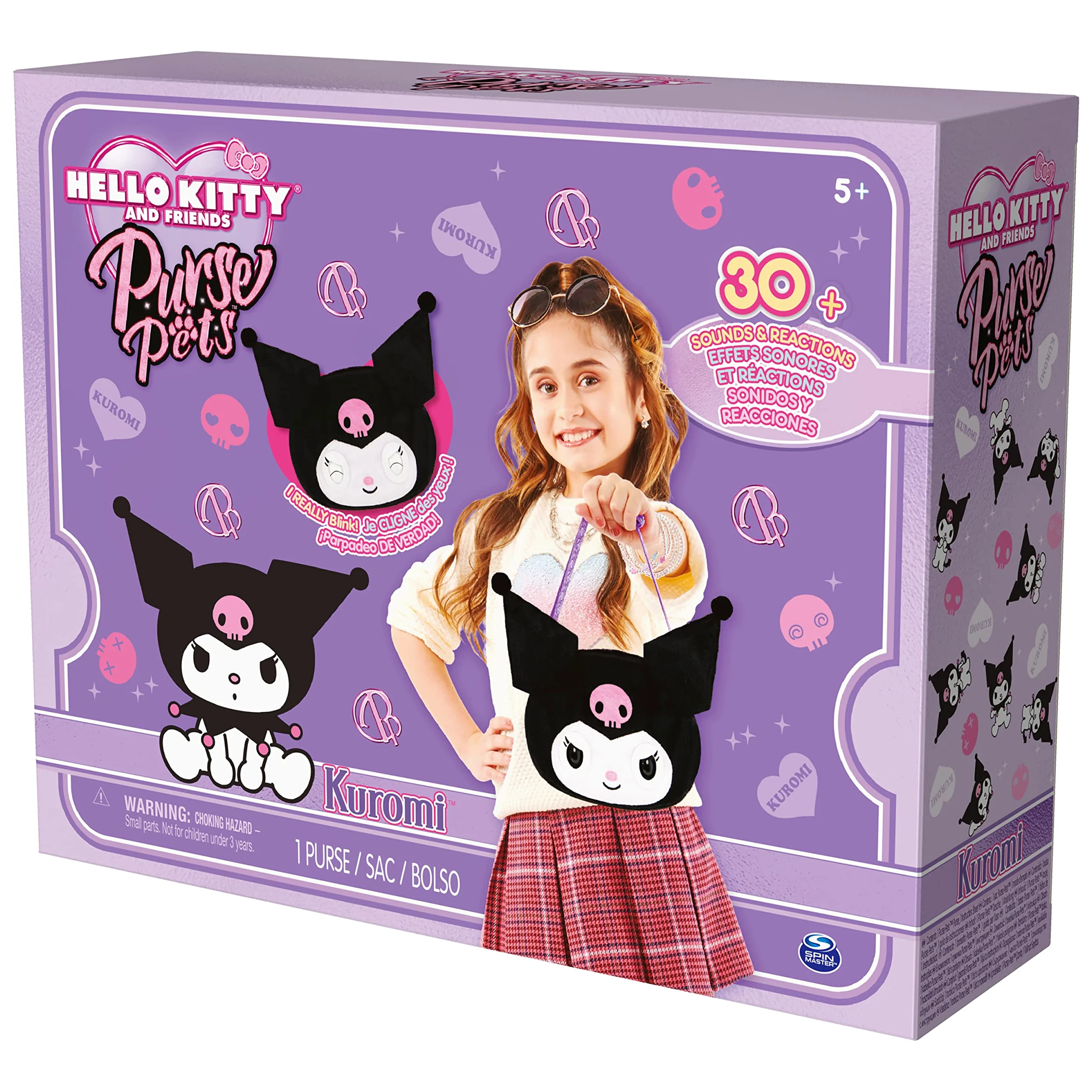 Purse Pets Pets Sanrio Kuromi, unisex (Spin Master 6065436)