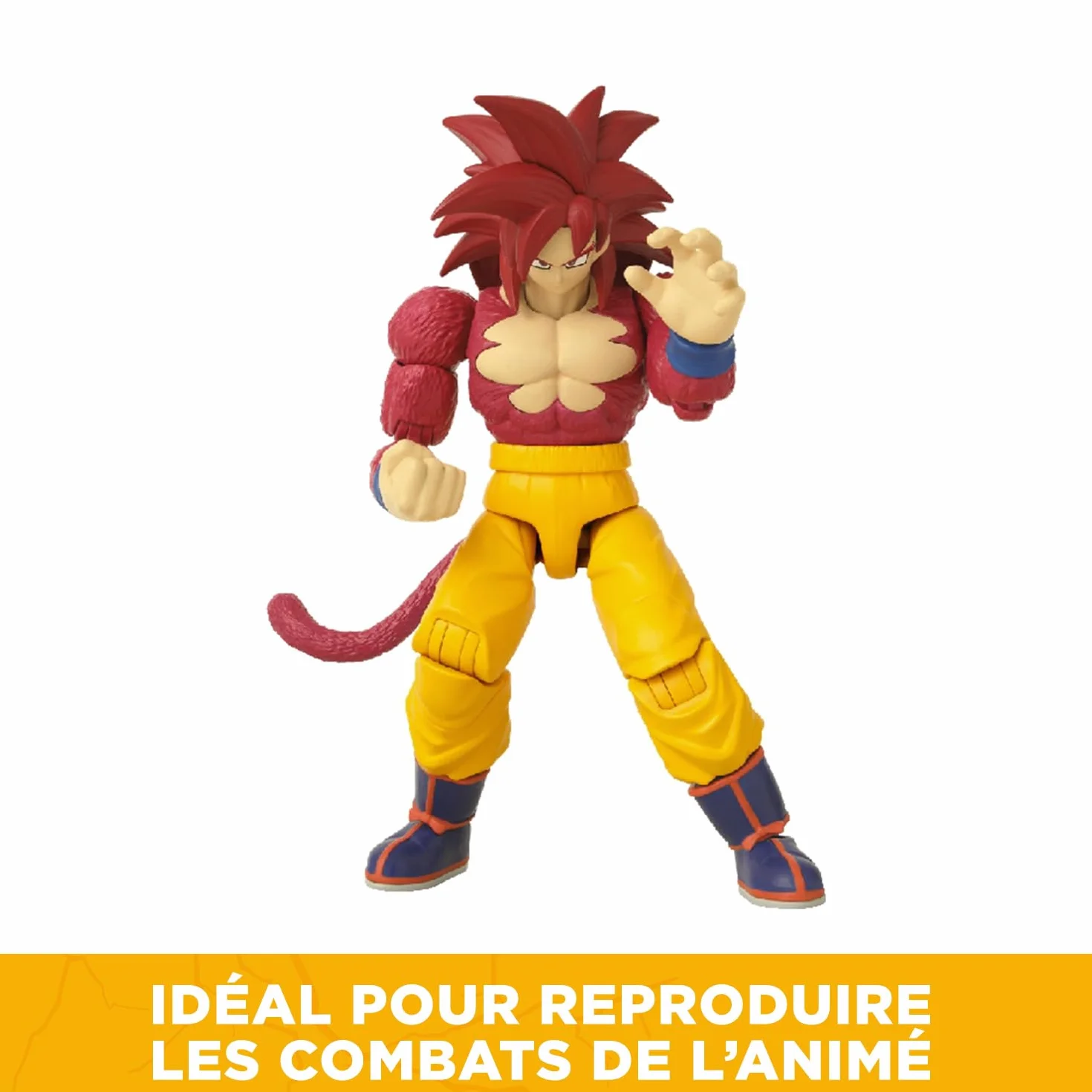 BANDAI Dragon Ball Daima Figura de Acción SS4 Goku Dragon Stars 17 cm Articulada Multicolor
