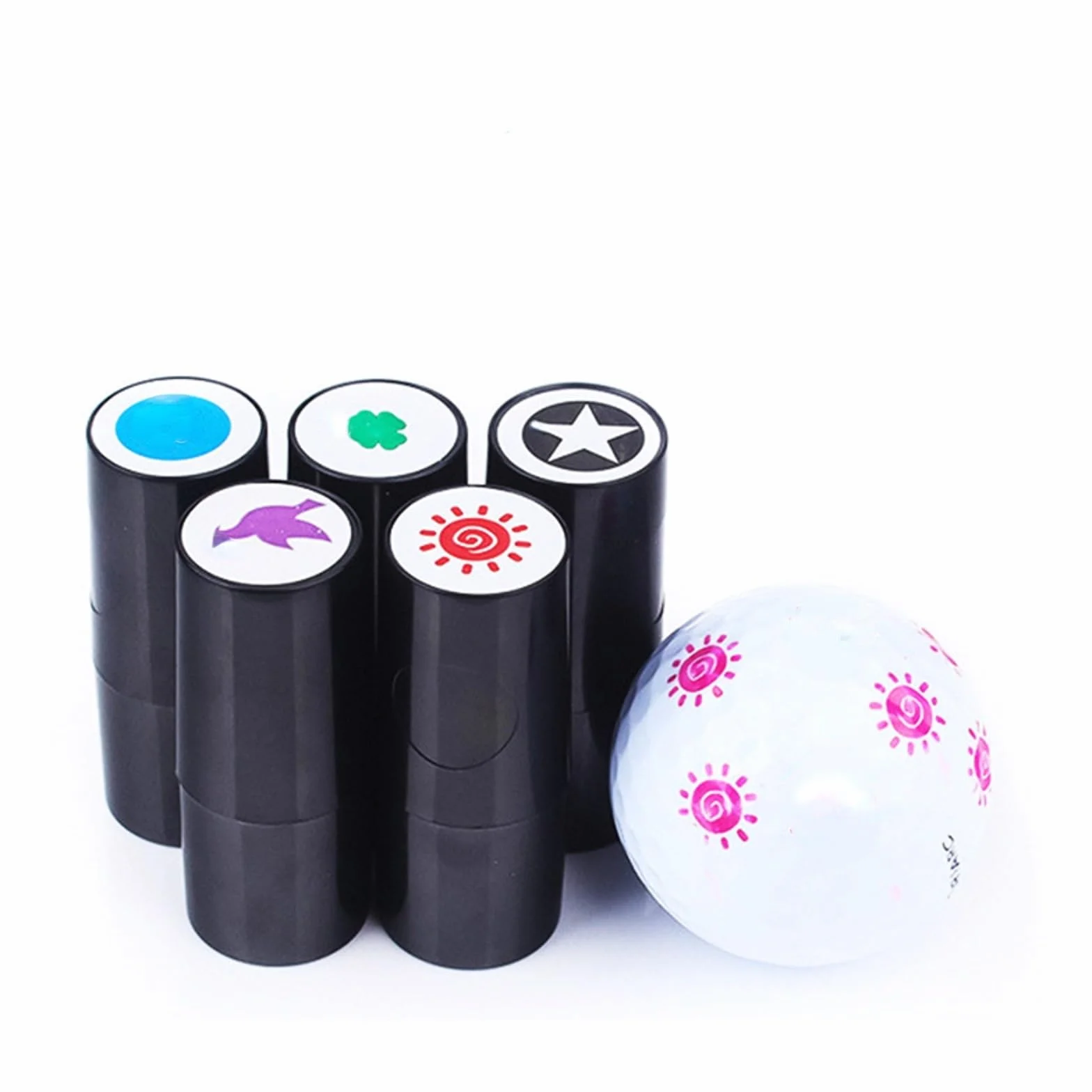 Sello de pelota de golf personalizado con monograma reutilizable para golfistas