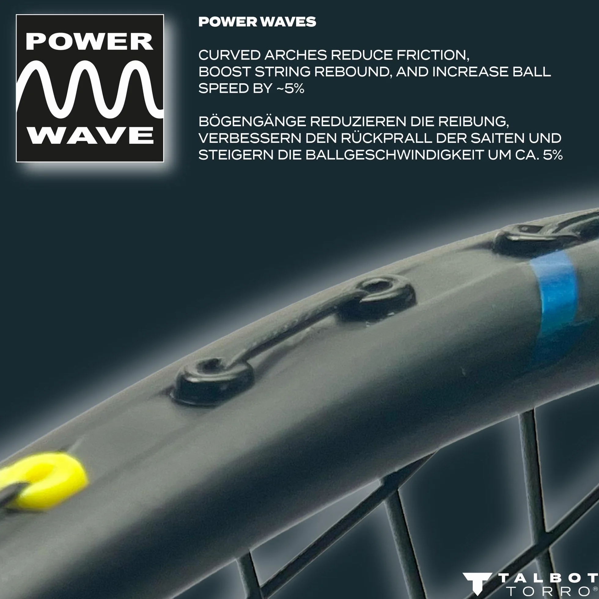 Talbot Torro Raqueta de Badminton Isoforce 1011, 100% Carbon4, Ultraligera 80 g, Mango de Grafito