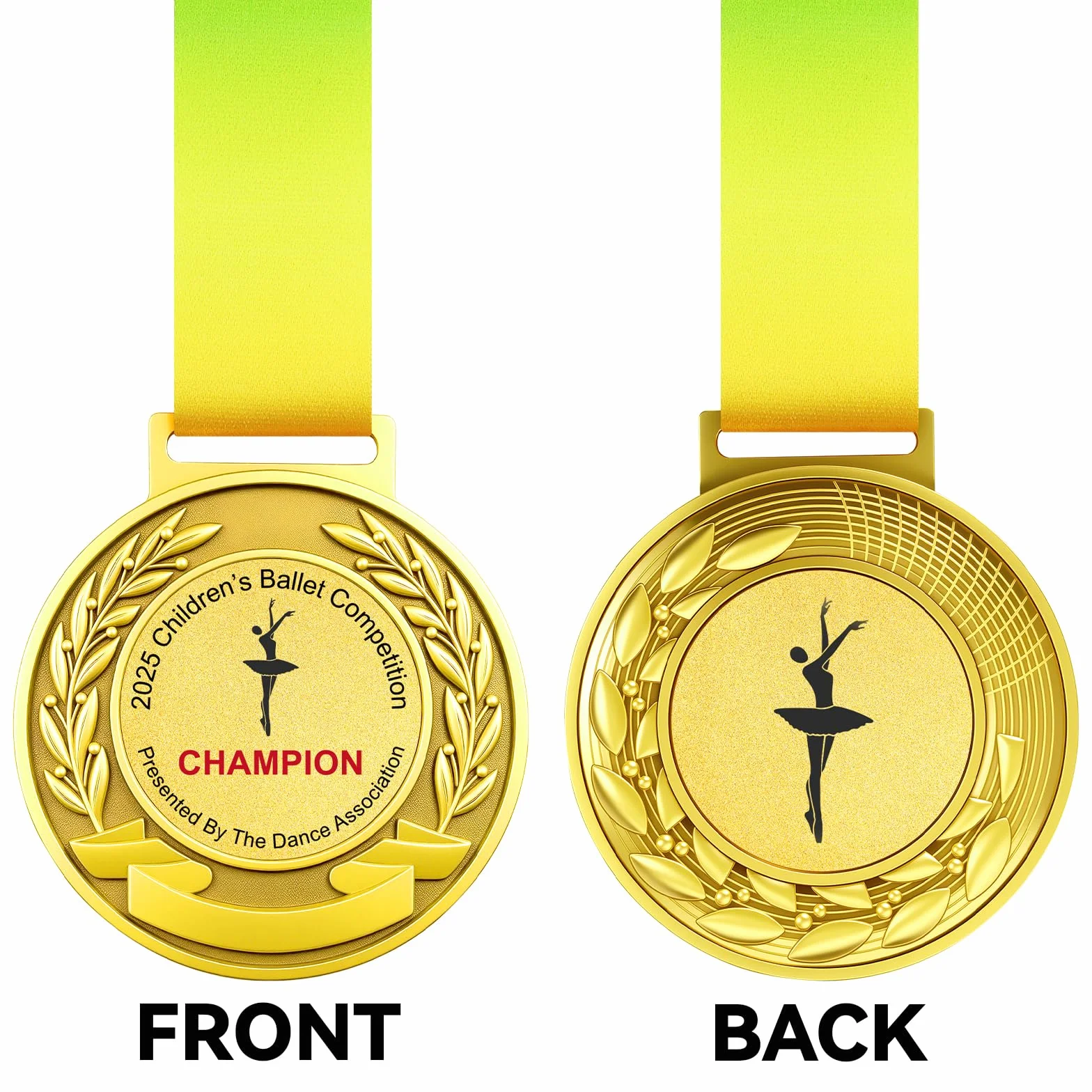 Medallas Personalizadas con Logo o Texto, Ideal para Ceremonias de Premiación
