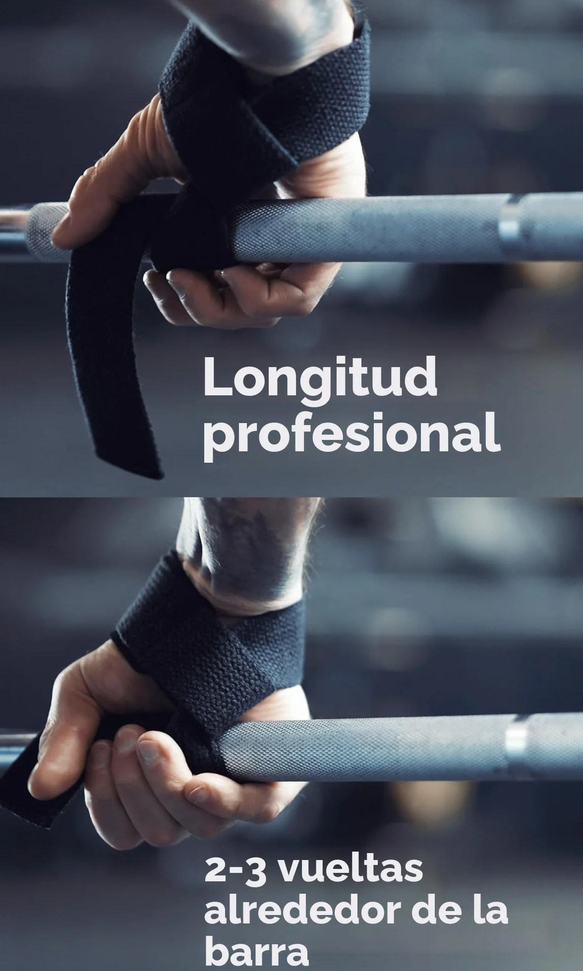Fitgriff® Straps Gym Correas Levantamiento de Pesas para Lifting Accesorios Fitness