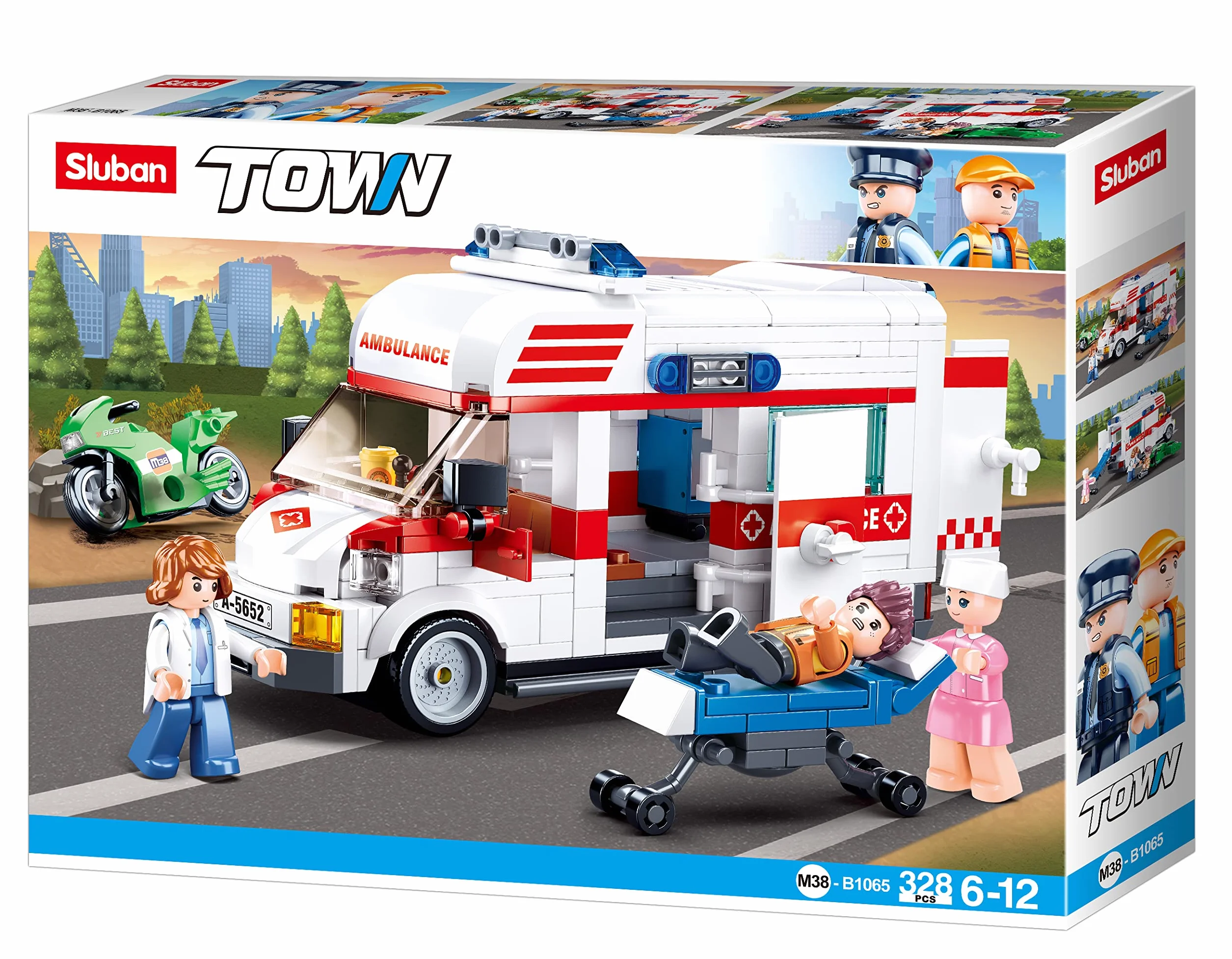 SLUBAN M38-B1065 Town Ambulance 328pcs