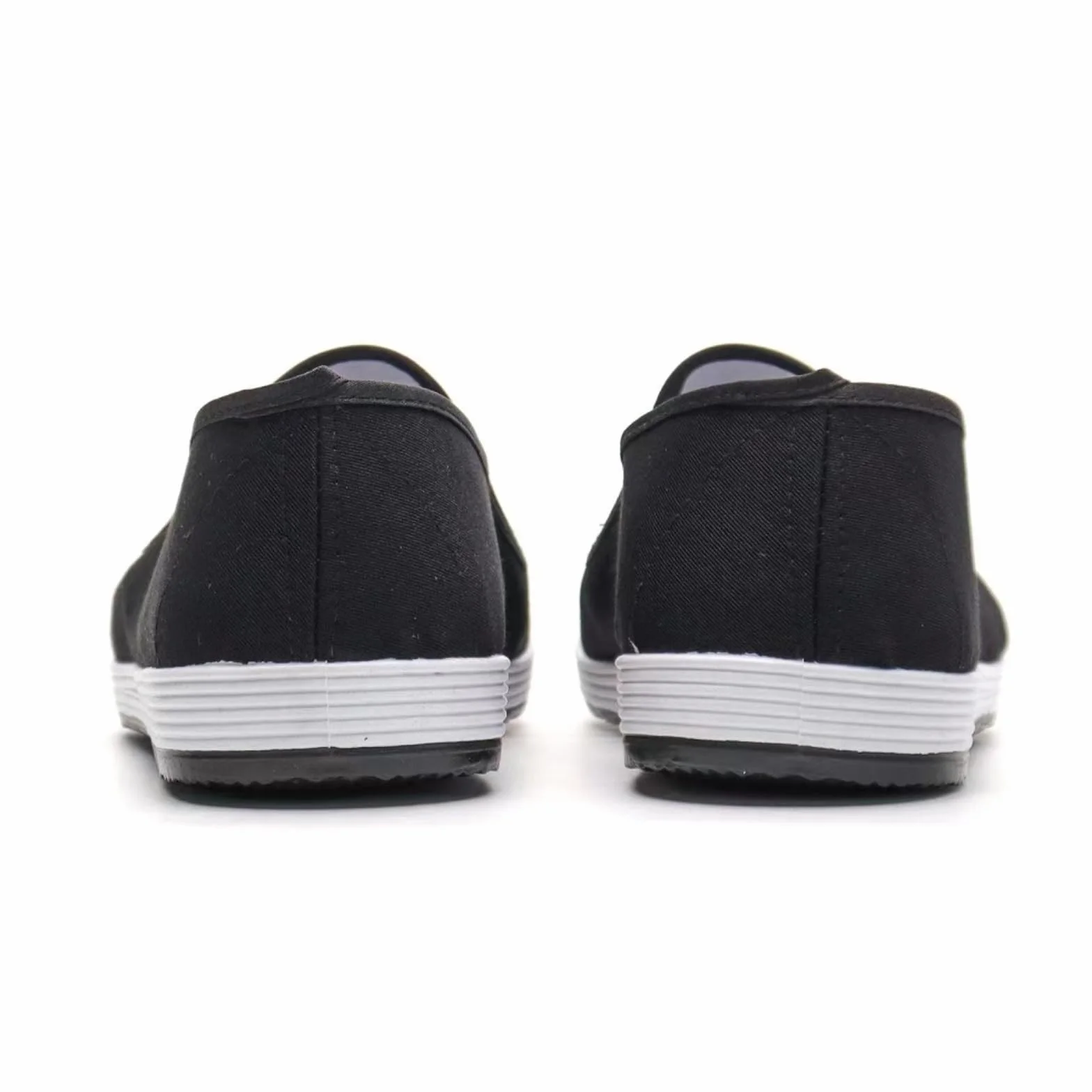 Zapatos de Tai Chi, Zapatos de Kung Fu de Lona, Zapatos de Artes Marciales de Beijing, Suela de Goma Negra