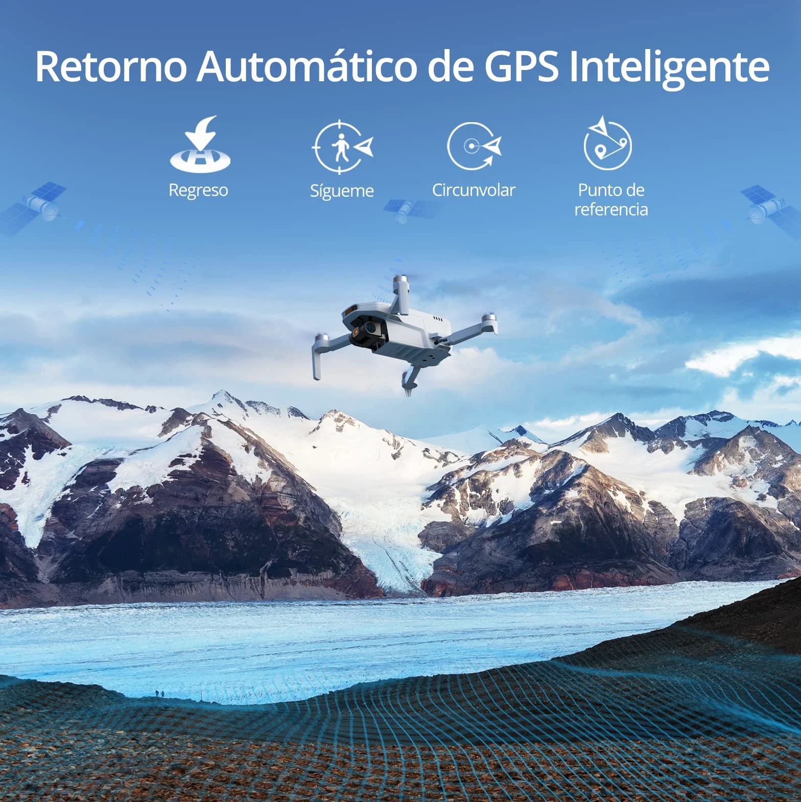 Potensic ATOM SE Combo GPS Drone con Cámara 4K, 62 Mins de Vuelo, Menos de 249g, EIS, Max 4KM Transmisión, Velocidad Max 16m/s, Tecnología ShakeVanish, FPV con Auto-Retorno para Adulto, C0