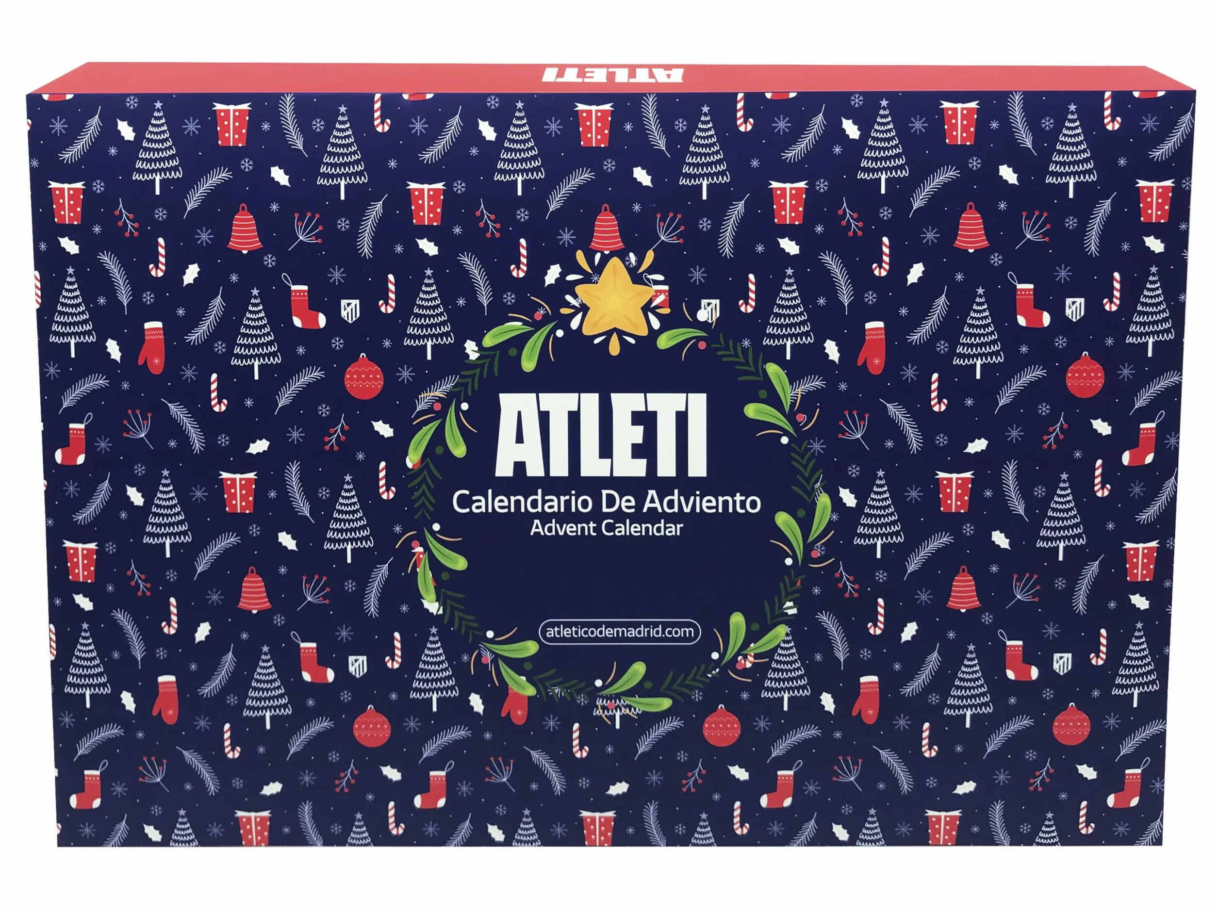 CyP Brands-Atlético de Madrid, Calendario de Adviento, 24 Sorpresas, Regalo Infantil, Licencia Oficial Marvel, Actividades y Juguetes