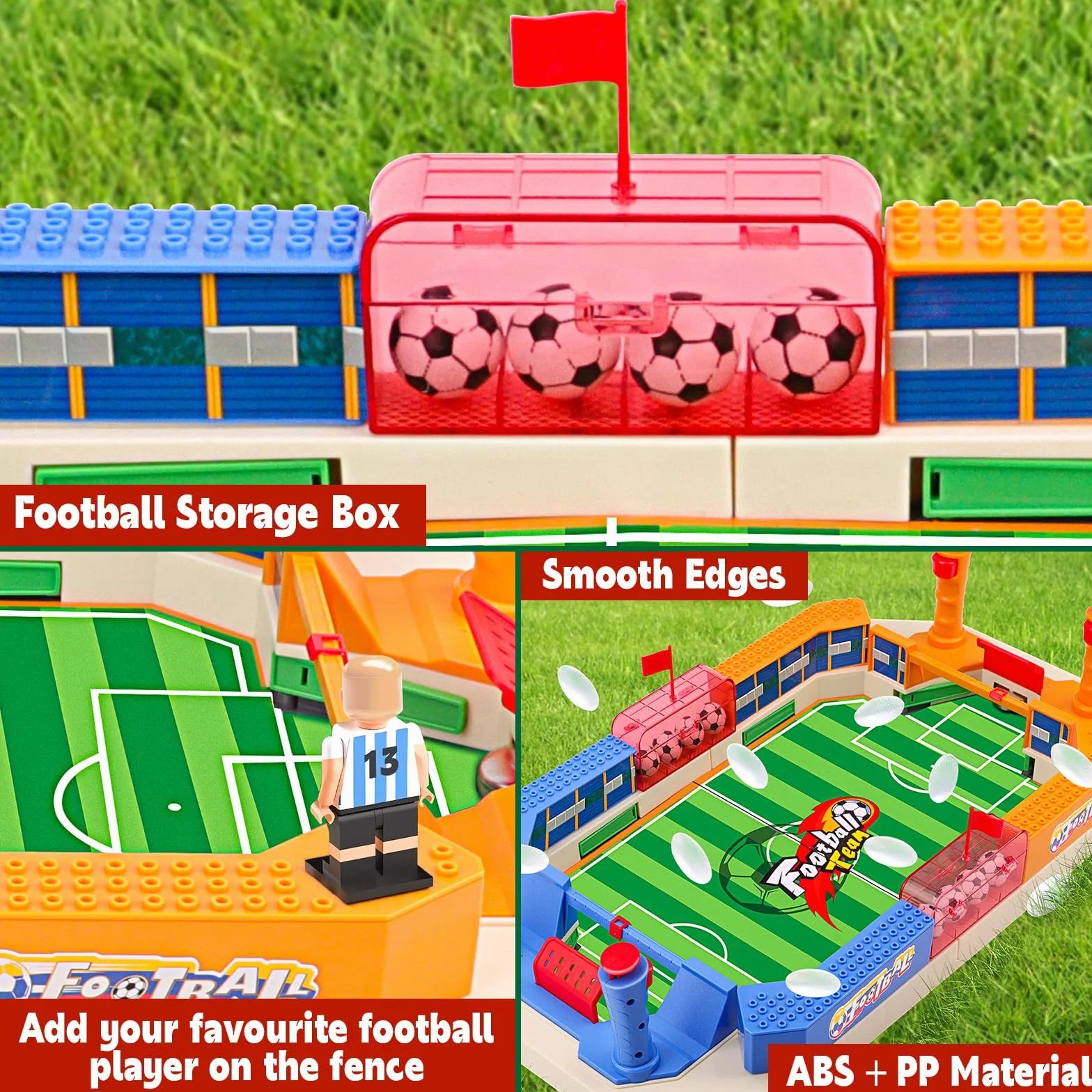 nicknack Juego de Mesa de Fútbol, Juego de Mesa de Fútbol para Niños, Juegos Familiares Interactivos Regalo para Niños Regalo Reyes