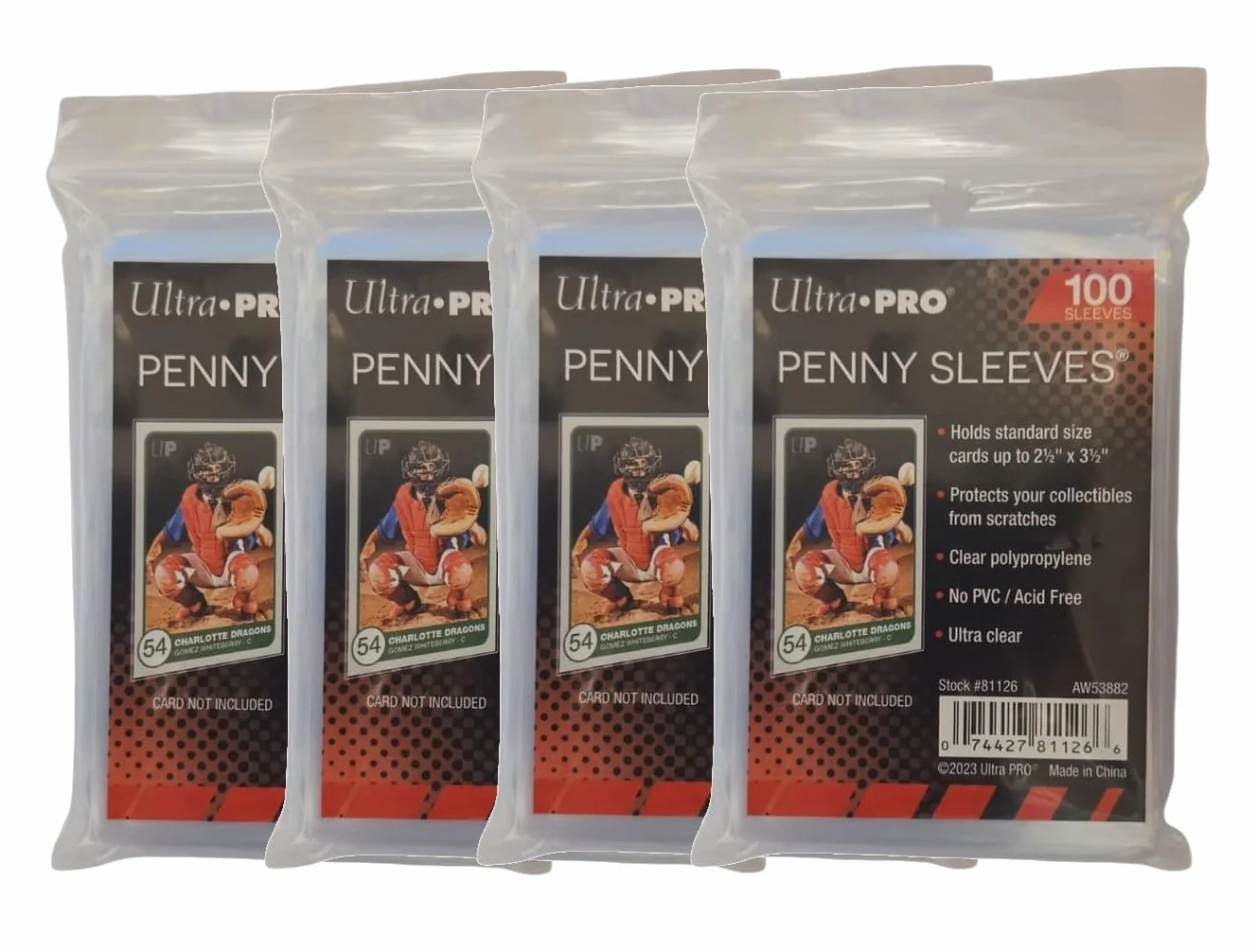Ultra Pro Penny Fundas para tarjetas, estándar, blandas, para cartas coleccionables, como Pokemon Magic, tamaño estándar, transparentes, 400 unidades