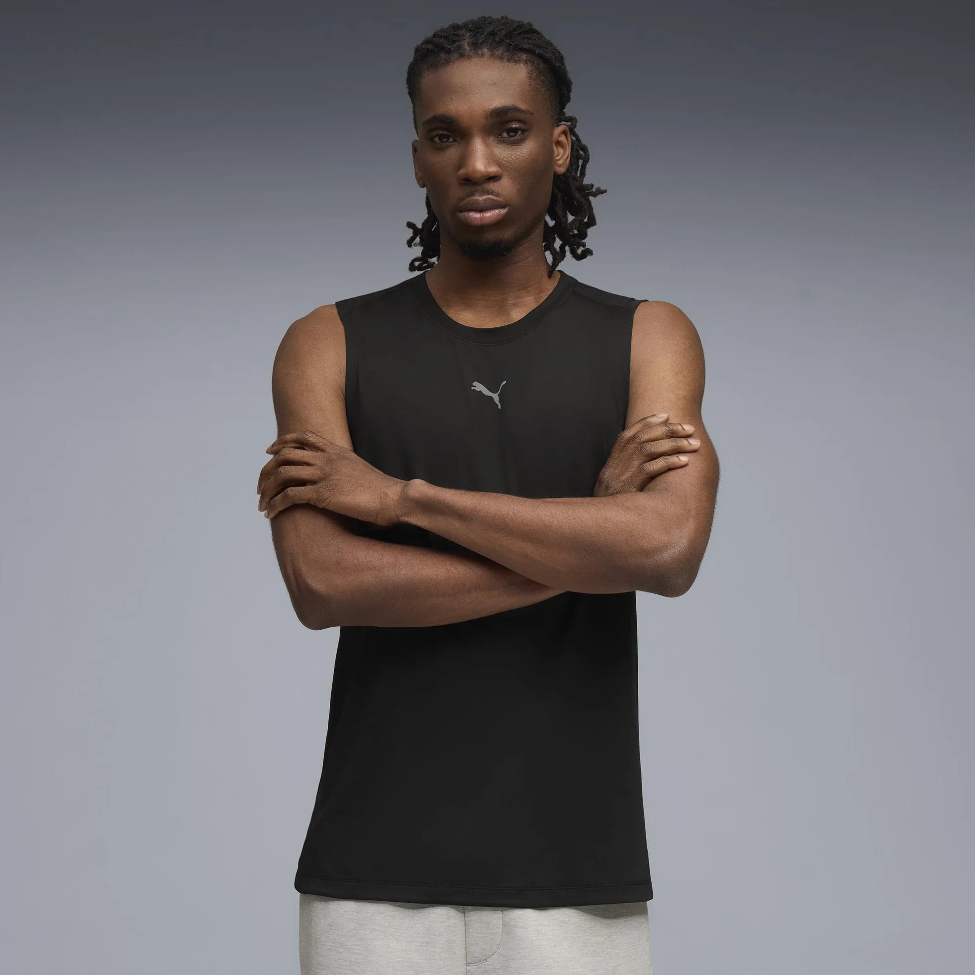 PUMA Camiseta sin Mangas Unisex M Cloudspun