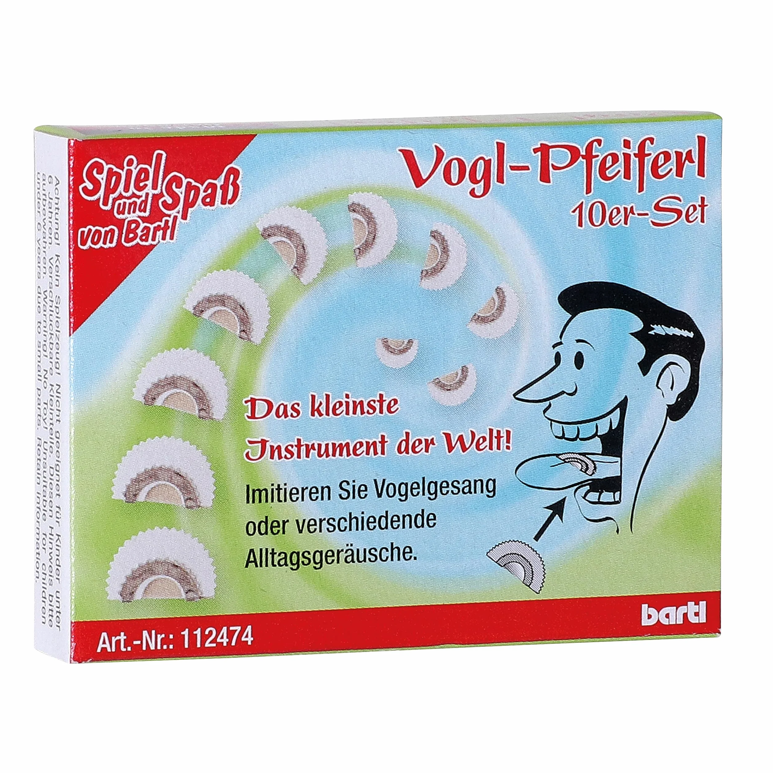 Bartl Vogl-Pfeiferl - Silbato para ruiseñor (10 unidades)