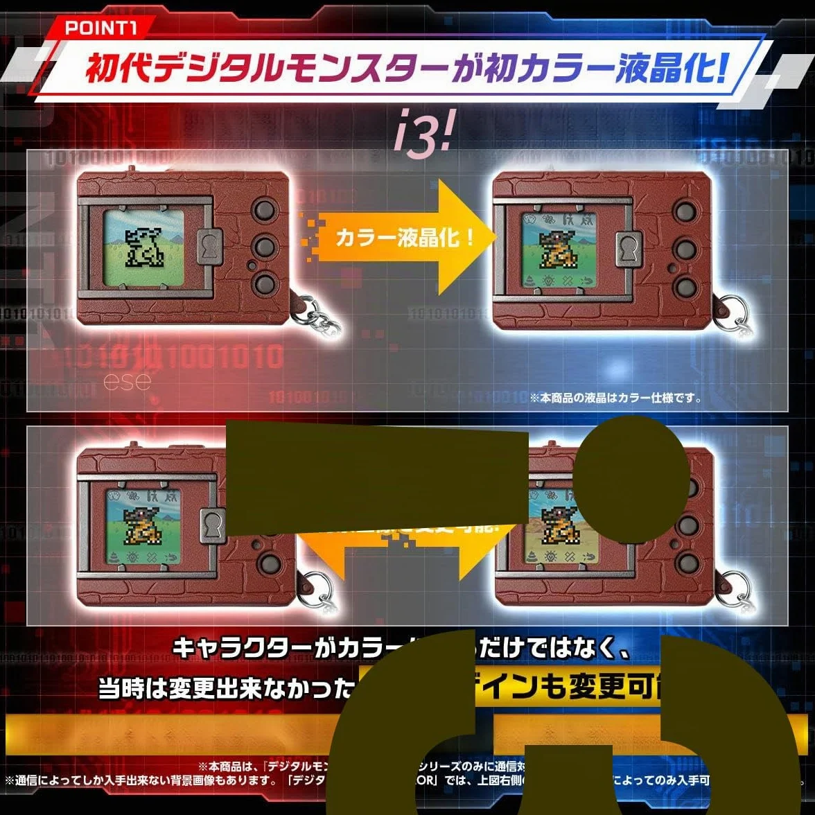 Digimon Bandai Color Ver 2 Original White Cyber Pet | Juego electrónico Digital Monster te permite criar y luchar como tus mascotas virtuales | Juegos de mano retro hacen grandes juguetes para niñas y