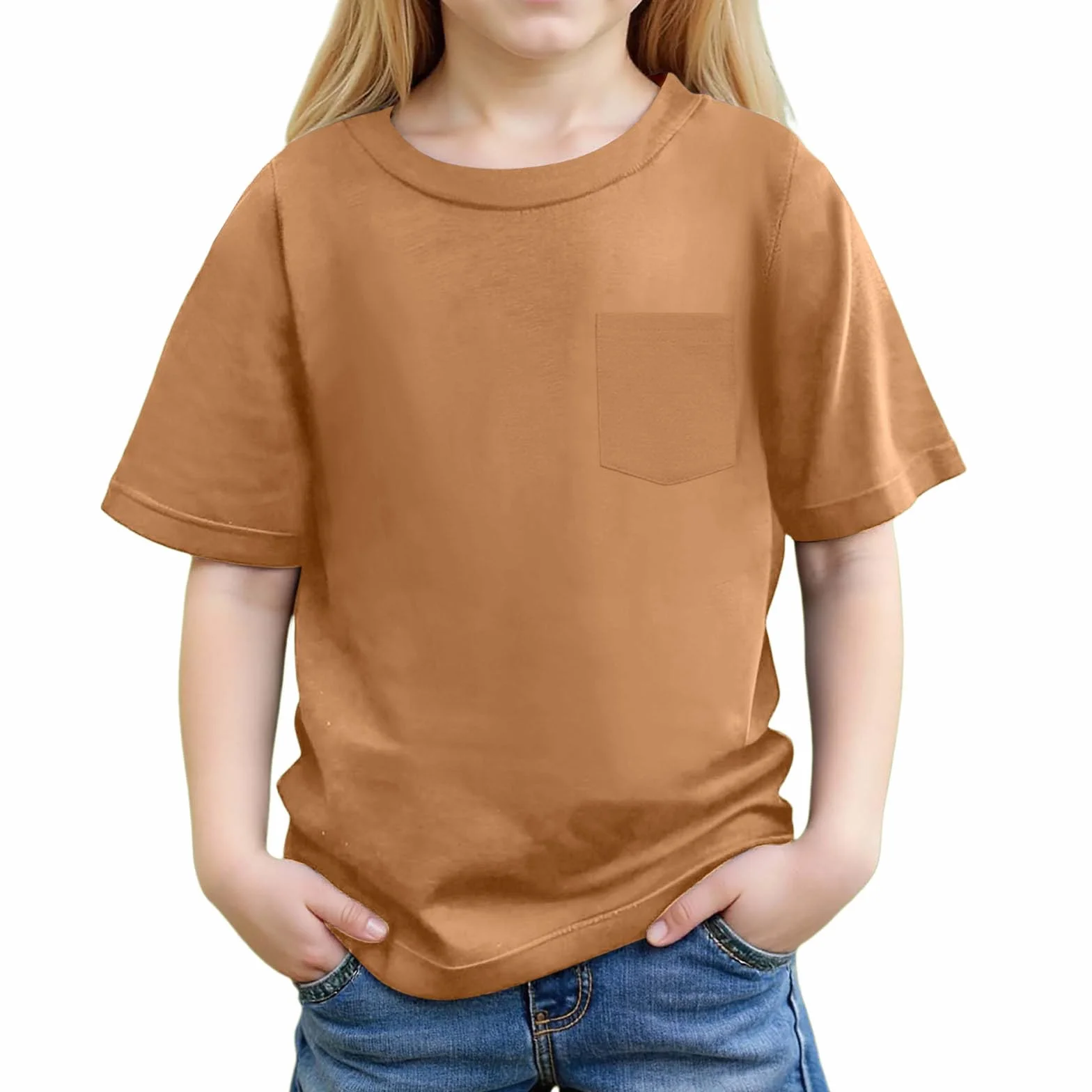Camiseta Niña Algodón Manga Larga Cuello Redondo Estampado Perros Puppy Ropa Infantil