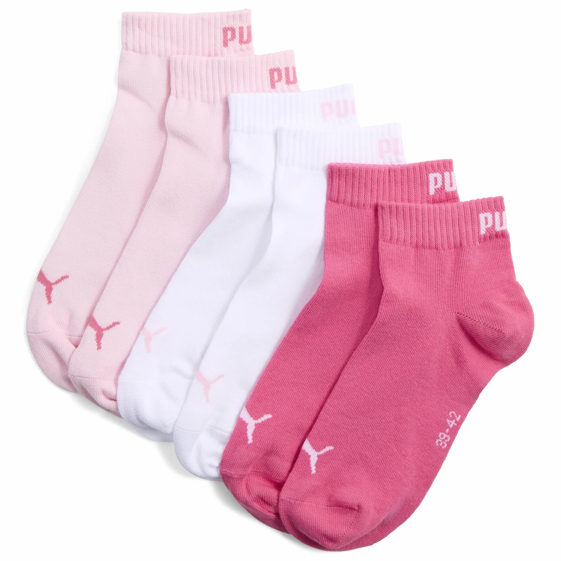 PUMA Calcetines tobilleros unisex 3 pares