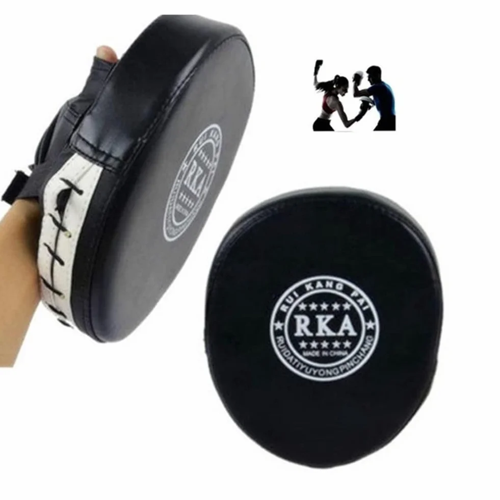 Manoplas Boxeo Cuero PU Almohadilla Golpeo Entrenamiento Kickboxing Karate Taekwondo MMA Muay Thai