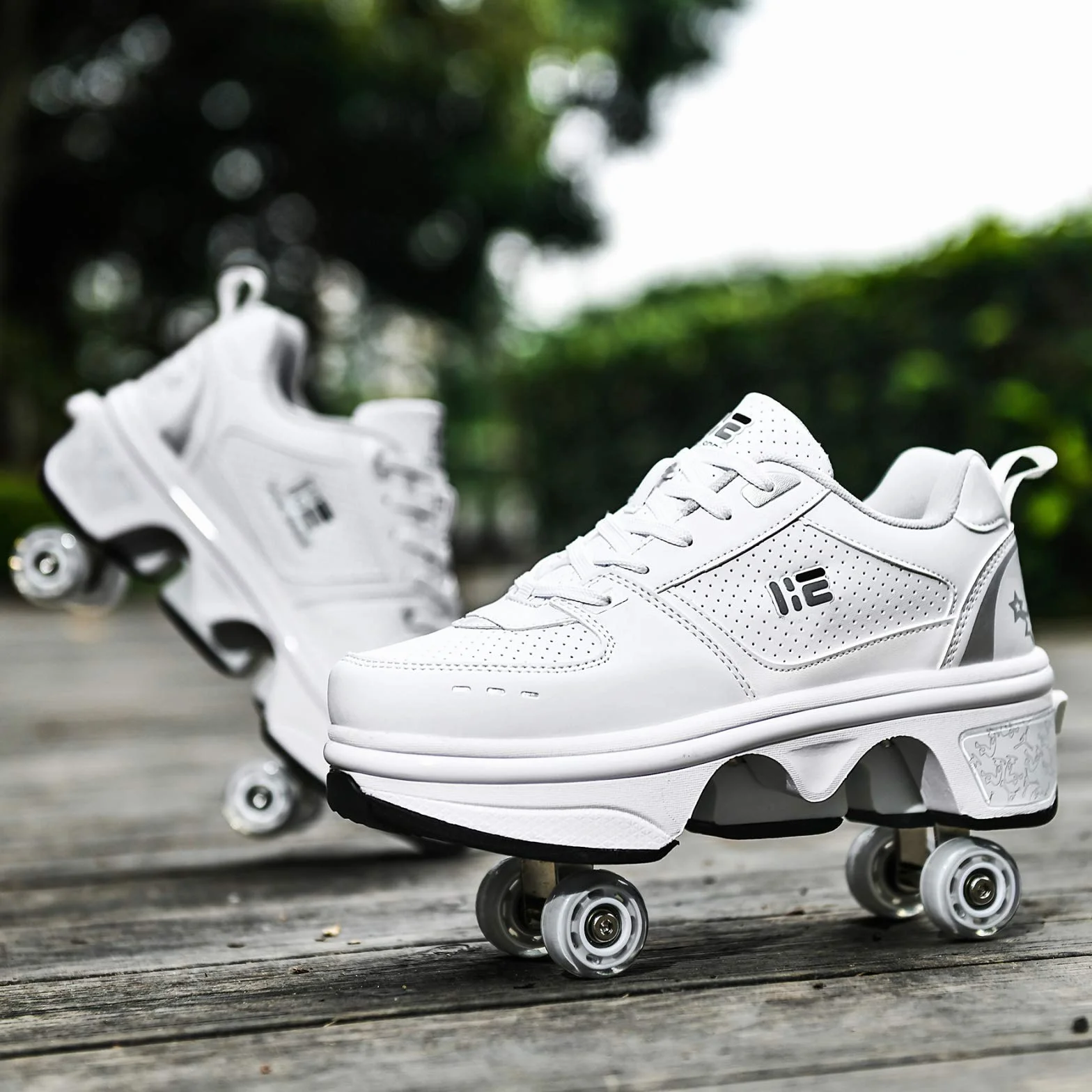 Zapatos con Ruedas para Niños y Niñas Calzado De Skateboarding EU33