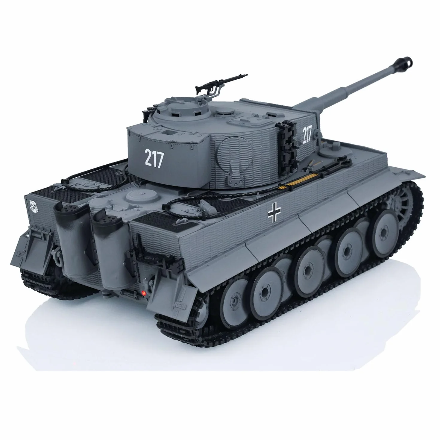 Taigen 1/24 Tanque RC RC Tank Tanque de Batalla RC Tiger I Control Remoto Tanques Militares Combate Infrarrojos