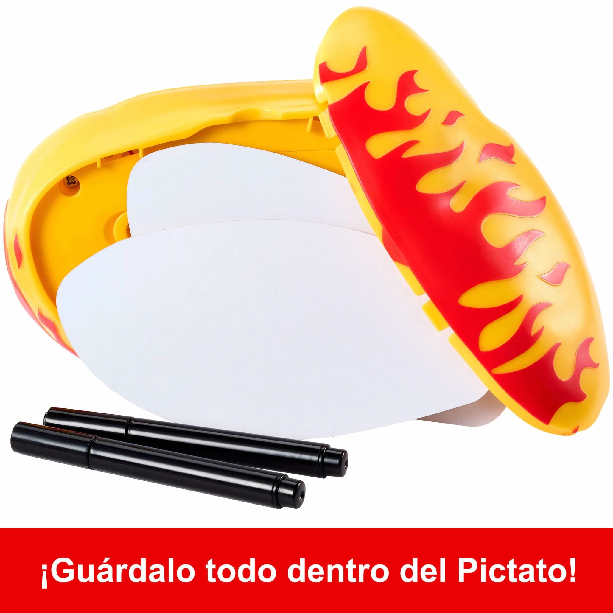 Mattel Games Pictionary Pic-Tato Juego de la patata caliente familiar con música y pistas en español JHC62
