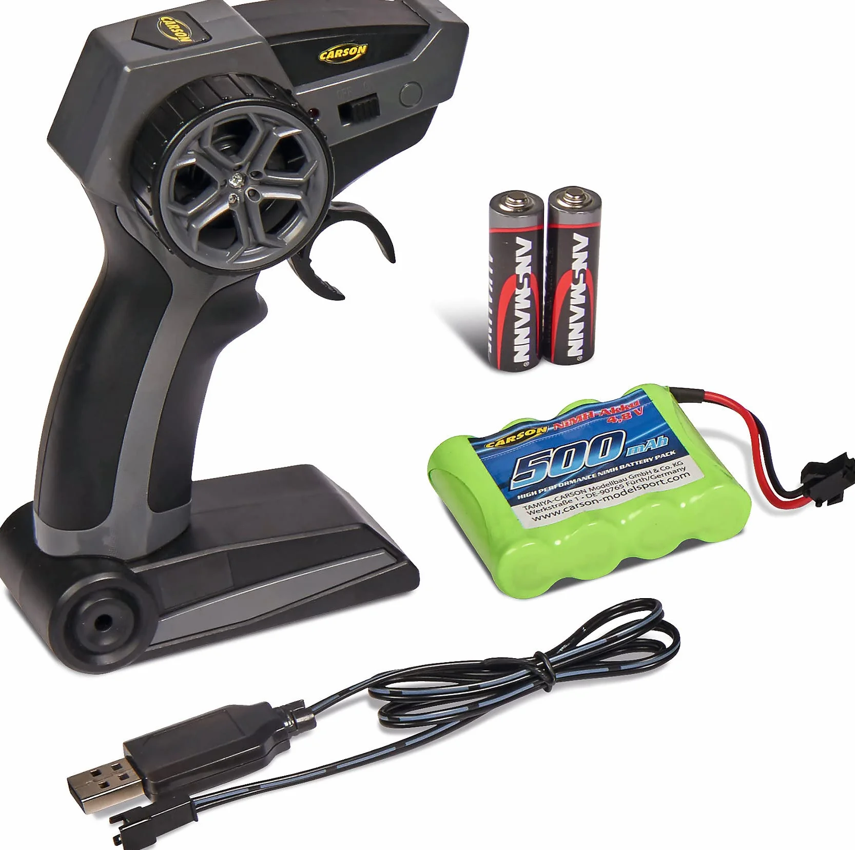 Carson 500907342 FlixBus 2.4GHz - 100% Listo para Conducir, autobús de Juguete, Coche de Juguete, Coche teledirigido, para niños a Partir de 8 años, Tiempo de conducción Aprox. 60 min.