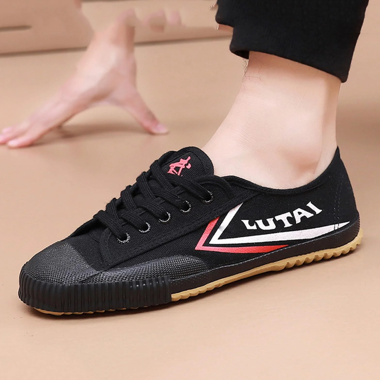Zapatos de Artes Marciales Tai Chi Kung Fu para Niños y Adultos Zapatillas de Lona Descalzas