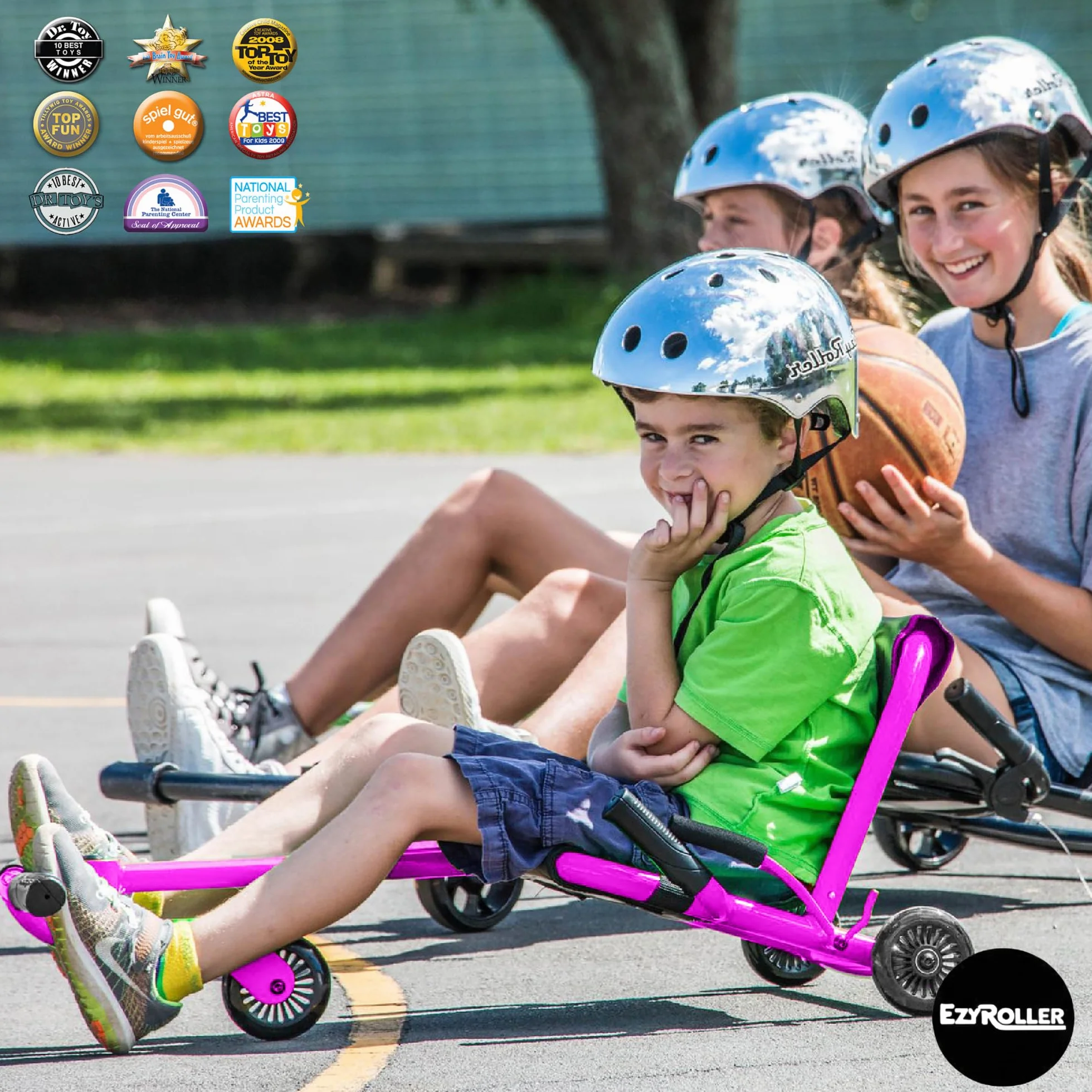 Ezyroller - Patinete para niños (ER-Rosa)