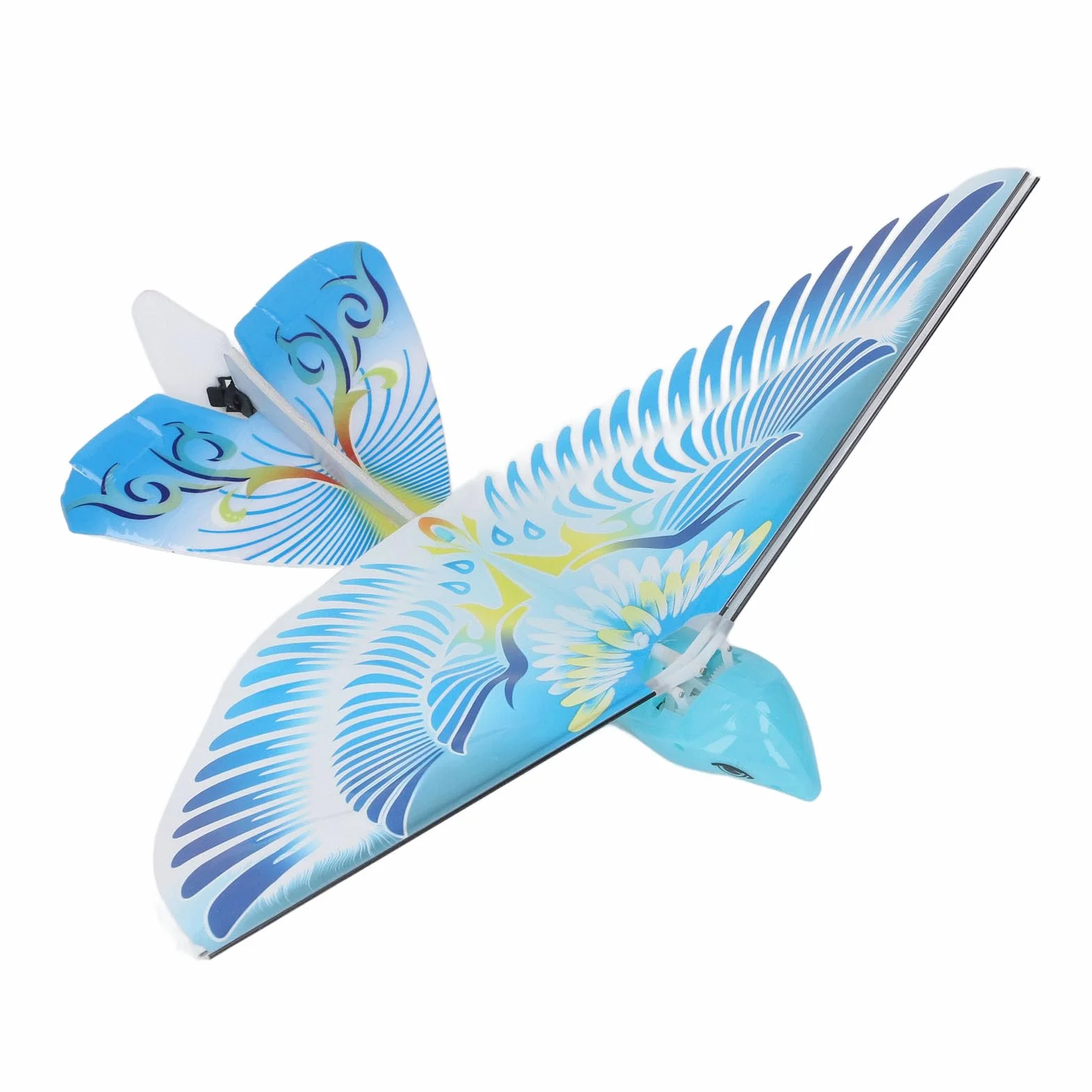 Juguete de Pájaro Volador RC, Control Remoto de 2,4 GHz, Alas Batientes Biónicas EPP con Luces LED, para Simulación de Vuelo en Interiores y Exteriores (#2)
