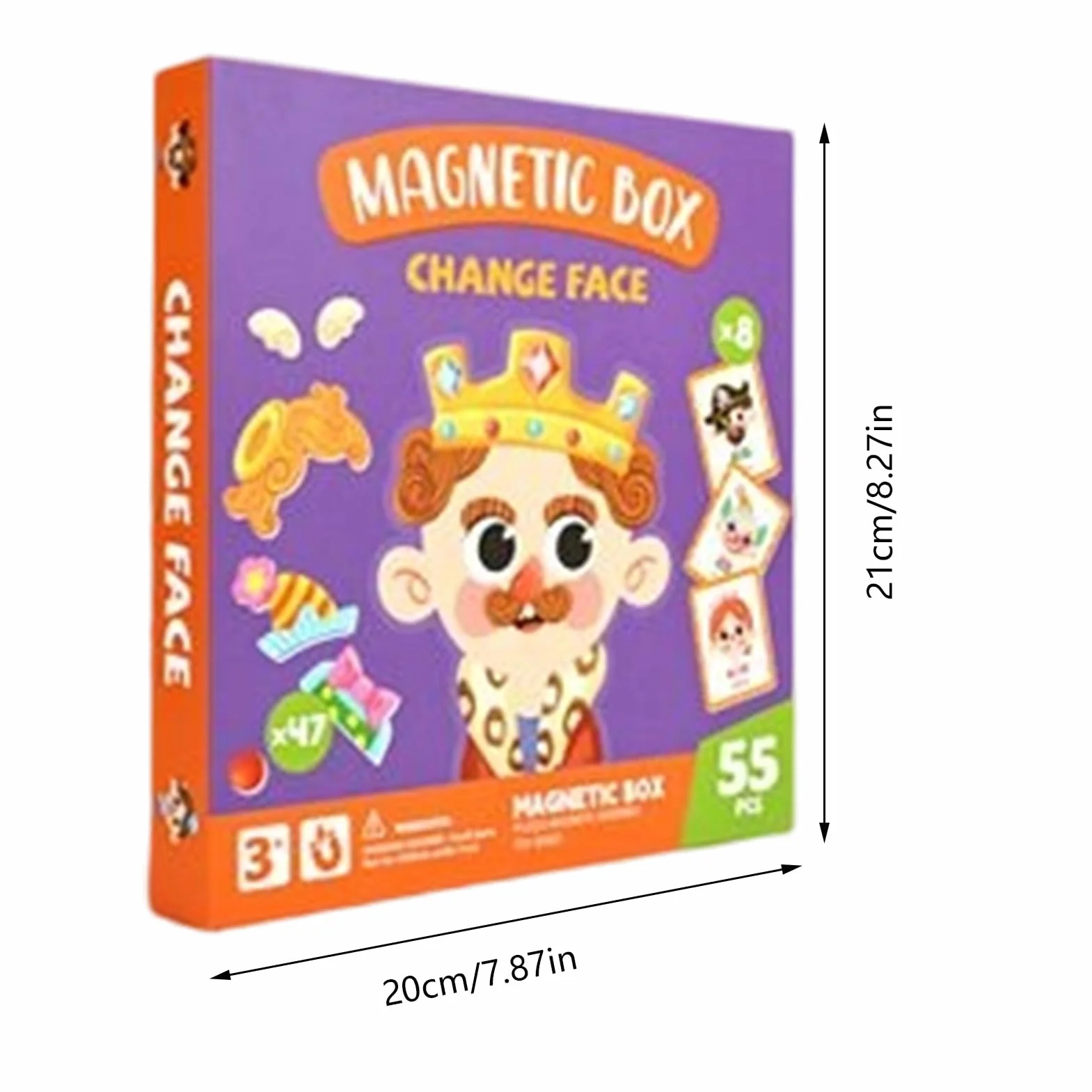Genérico Puzle de Vestir,Tablero Magnético Educativo para DIY,Juegos de Vestir DIY y Hechos a Mano | para Niñas De 3 A 6 Años Juego De Imitación Preescolar Regalo