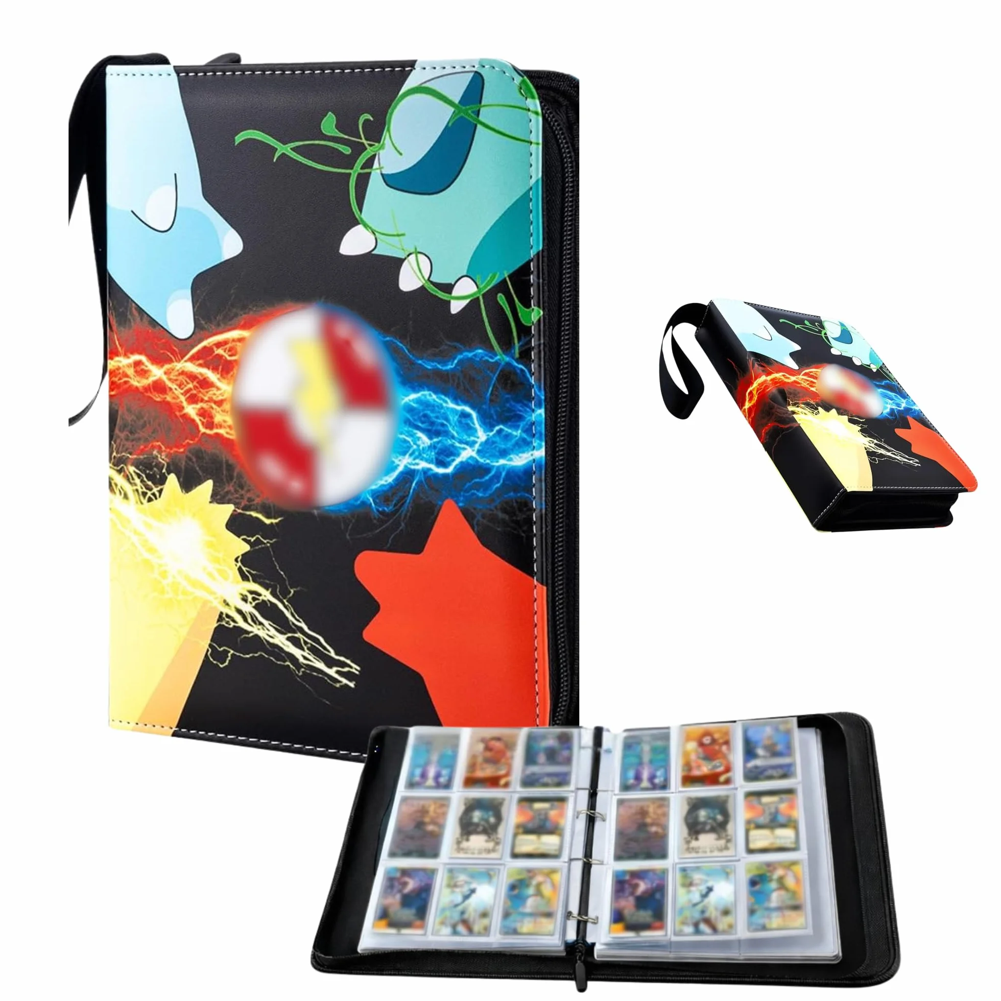 Álbum de Cartas profesional TGC,1080 Cartas,60 Páginas|Fundas Integradas, resistente al agua,acabado PREMUIM |Card Binder Profesional de coleccionista de Alta Capacidad,carpeta de tarjetas,archivador