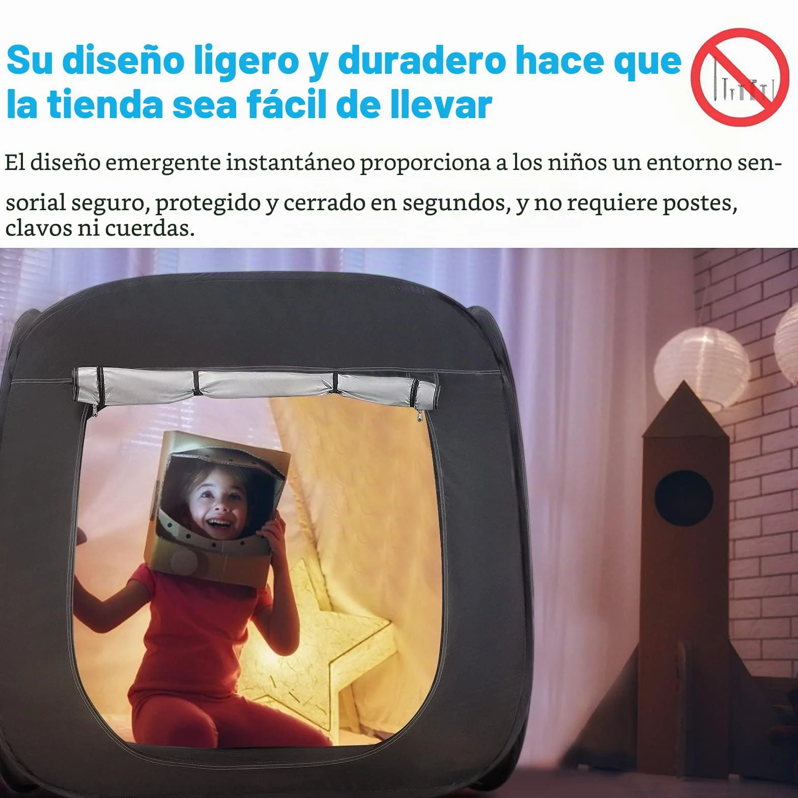 110CM Tienda de campaña emergente para niños Interior al Aire Libre Carpa de jardín para niños Jugando Tienda Campaña Infantil para Autismo ángel Regalo Juguetes