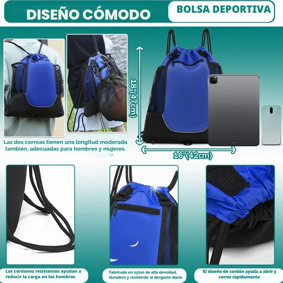 STAY GENT Mochila Deportiva para Fútbol, Baloncesto, Voleibol Hombre Mujer Niños