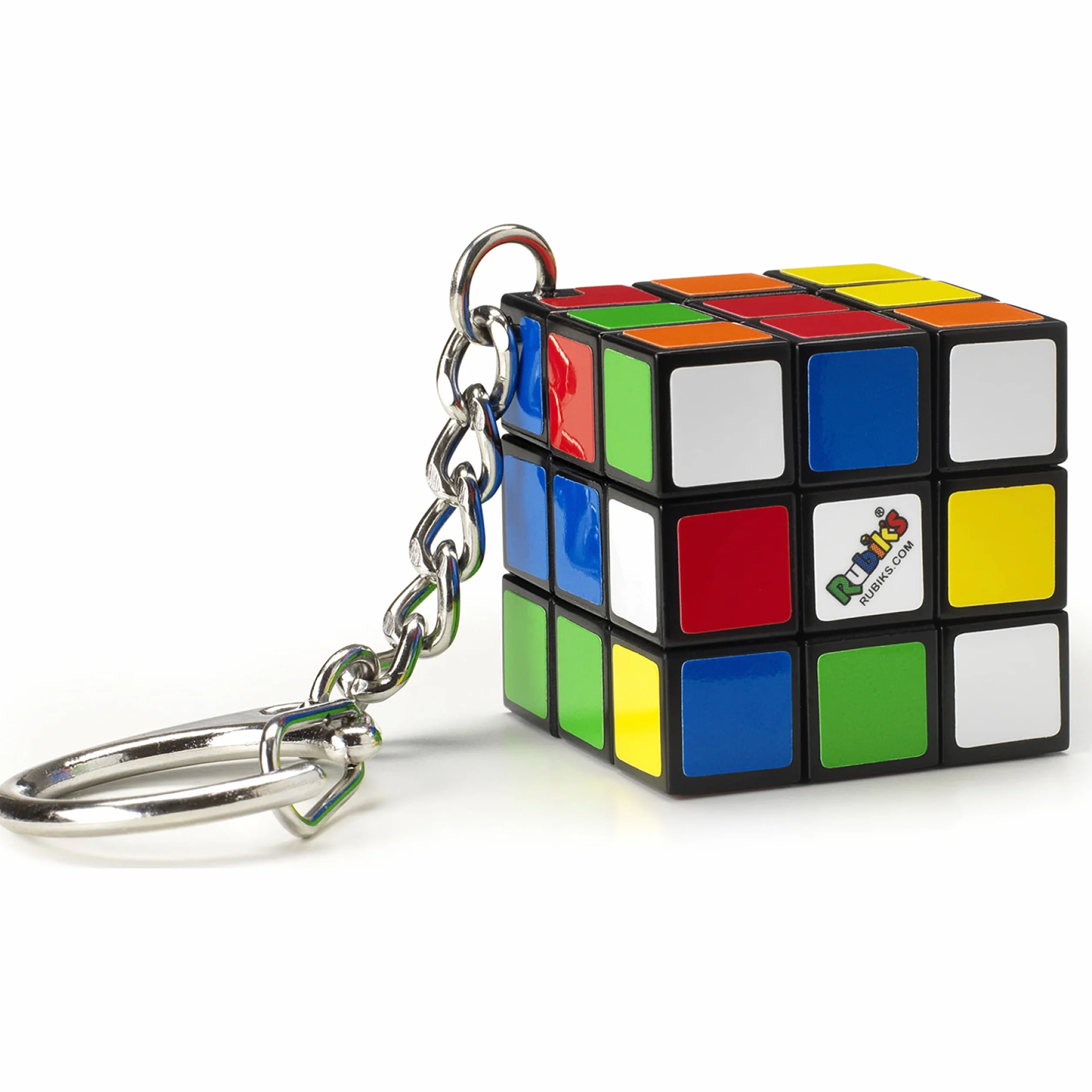 Rubik's 6064001 Llavero de Cubo con diseño de Cubo, Multicolor, 3 x 3 cm