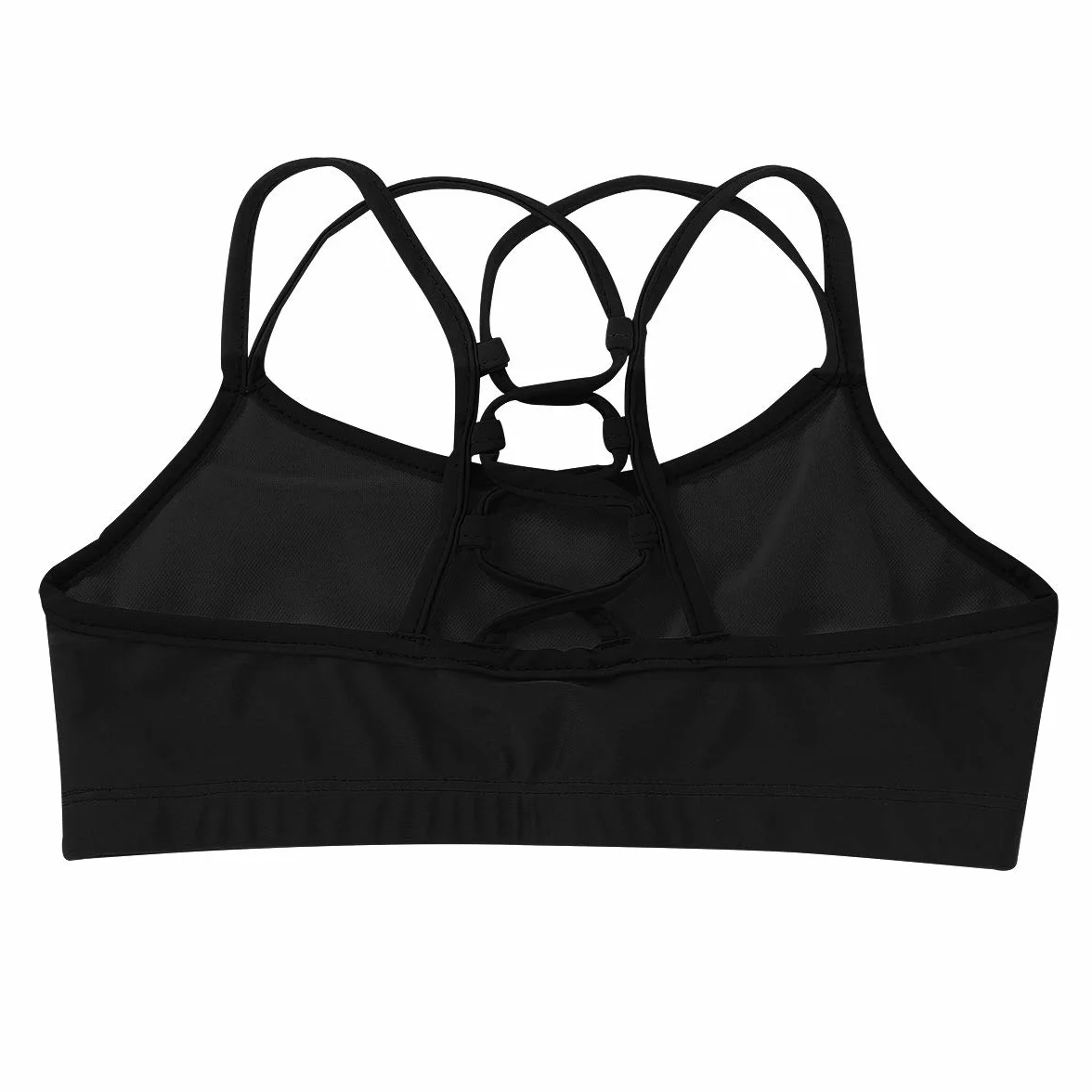 TiaoBug Tank Top de Tirantes Deporte para Niñas Danza Gimnasia Running Sujetador Deportivo Elástico Básico