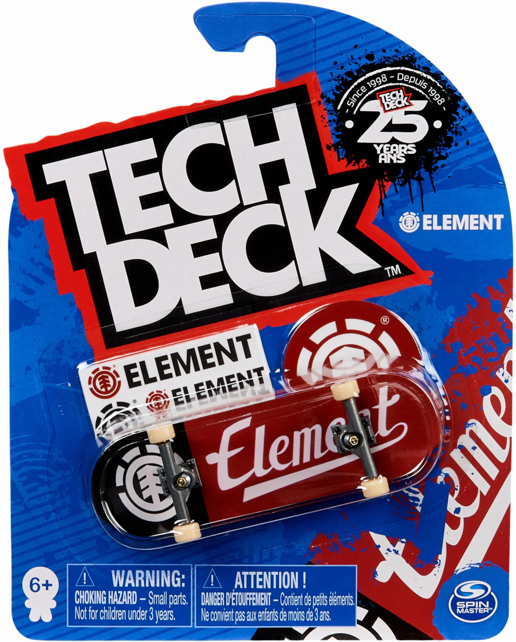 Tech Deck - Fingerboard o Finger Skate: Auténtico Skate de Dedos 96 mm Personalizable - Modelo Aleatorio - Juguetes Niños 6 años + Regalo Niño 6 años +