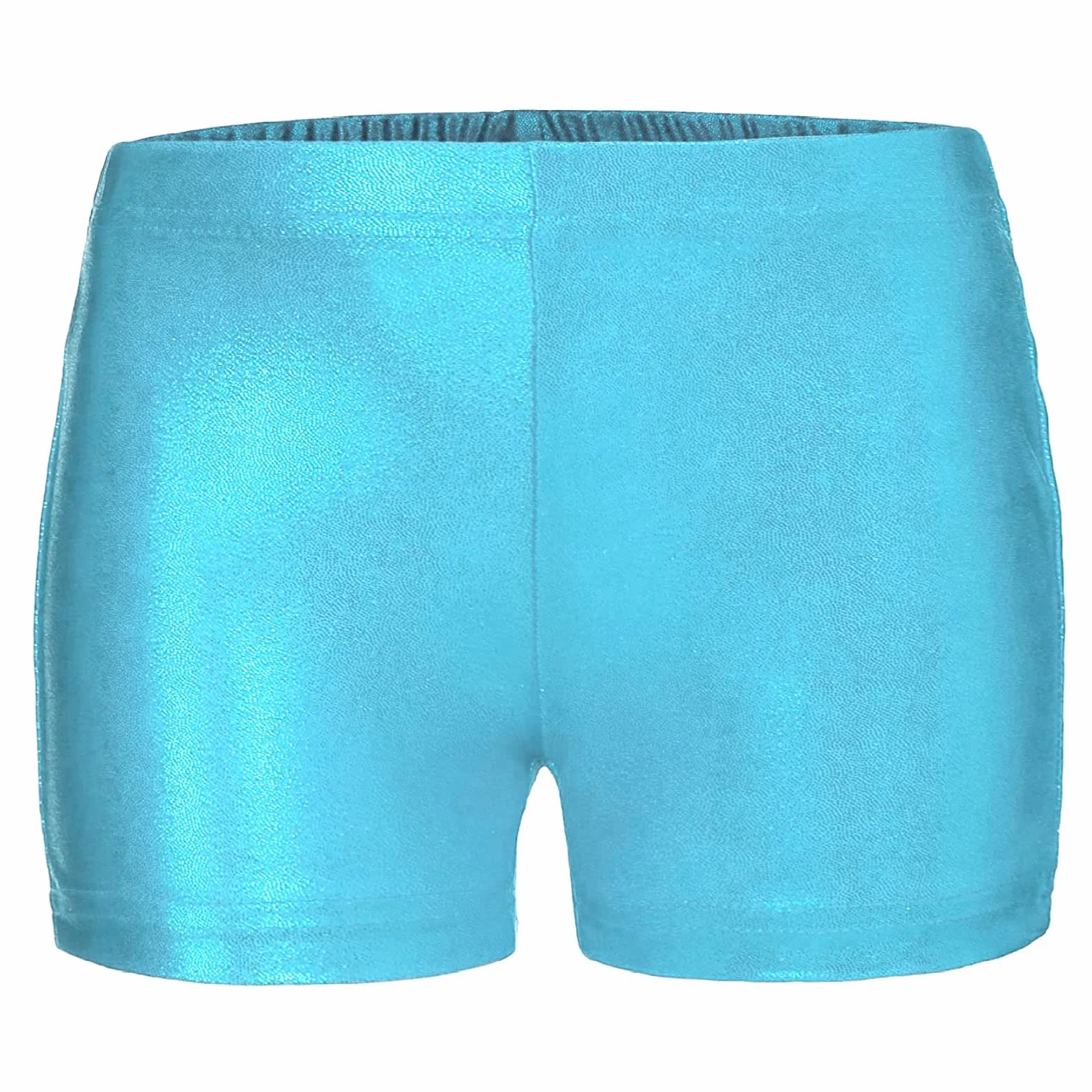 Pantalones Cortos de Ballet Elásticos Metálicos Brillantes para Niña NewL