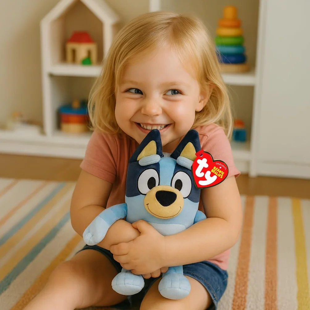 Ty Beanie Babies BLUEY El Personaje del Programa de televisión BLUEY