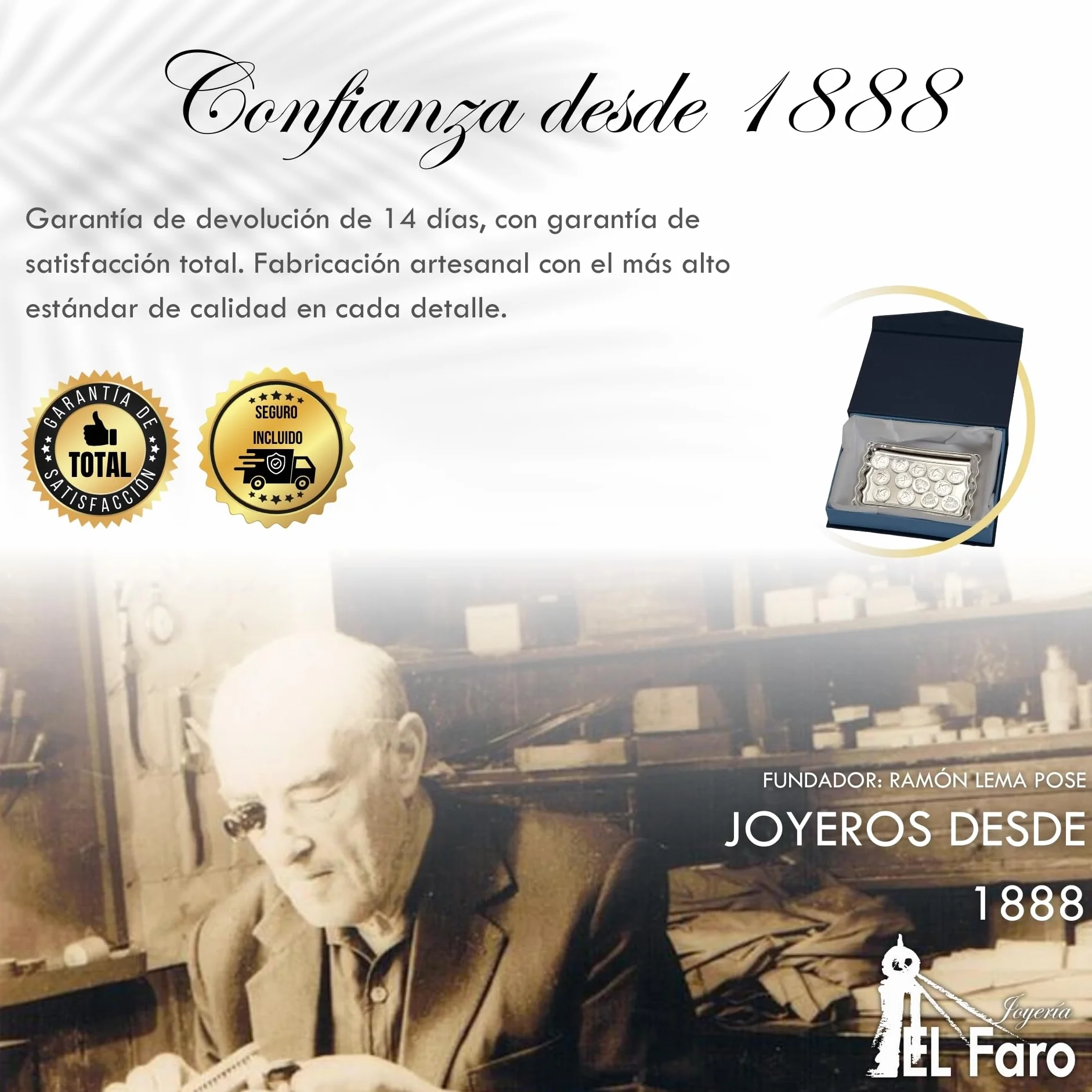 JOYERIA EL FARO | Arras de Boda | Arras Boda | Grabado Personalizado | Presentación en Estuche Premium | Un Regalo para Toda la Vida