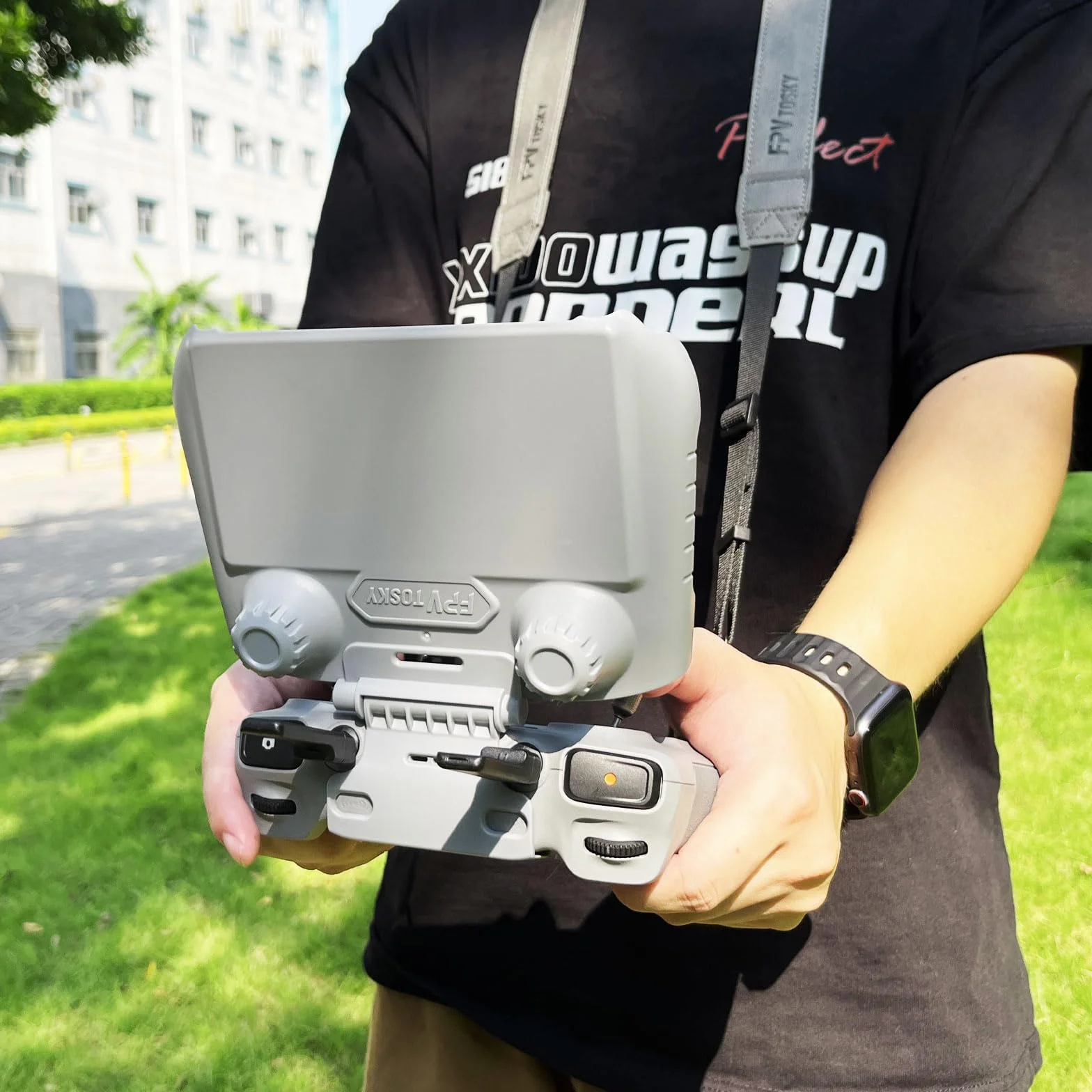 FPVtosky Lito X1 Visera RC-2 3 en 1 Soporte Protección Joystick Pantalla para DJI Min 5/4 Pro Avata 360 Air 3 Accesorios
